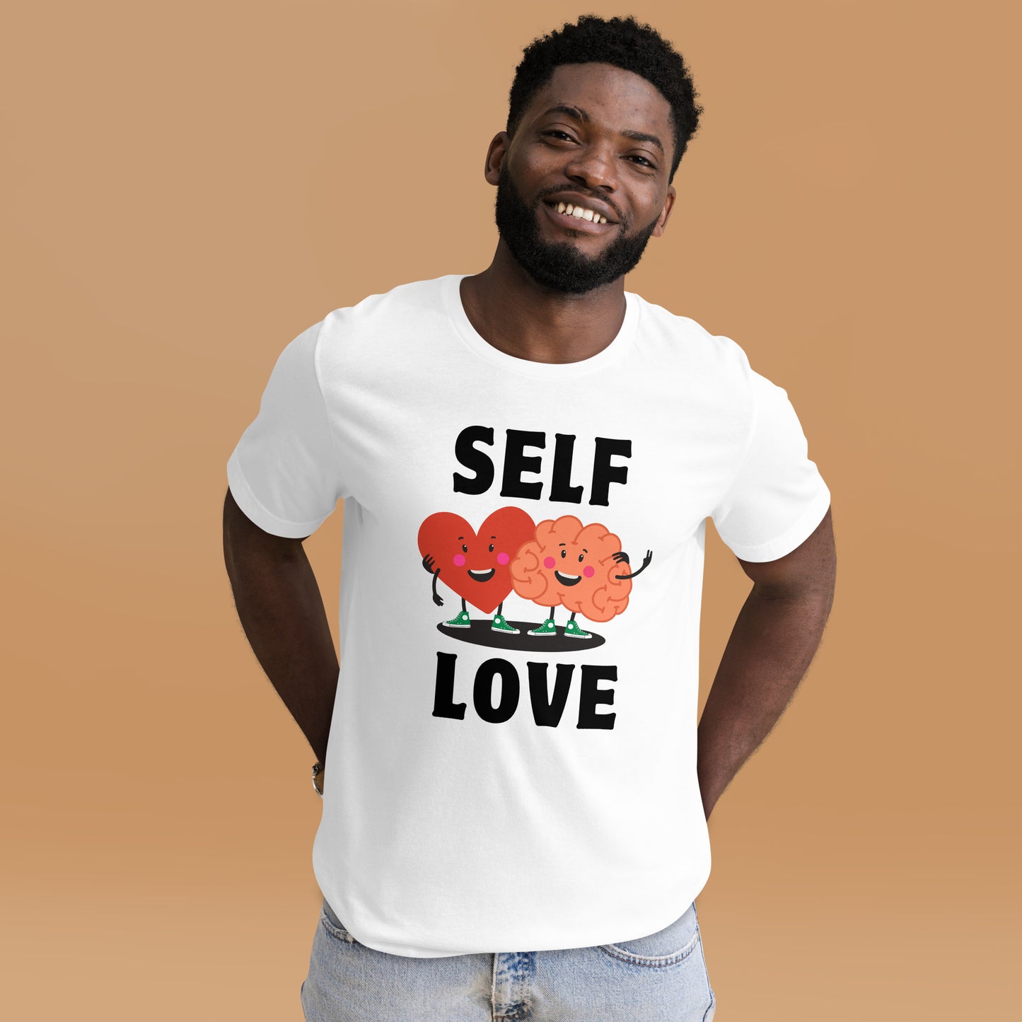 Mental Health Heart Mind Self Love Unisex t-shirt