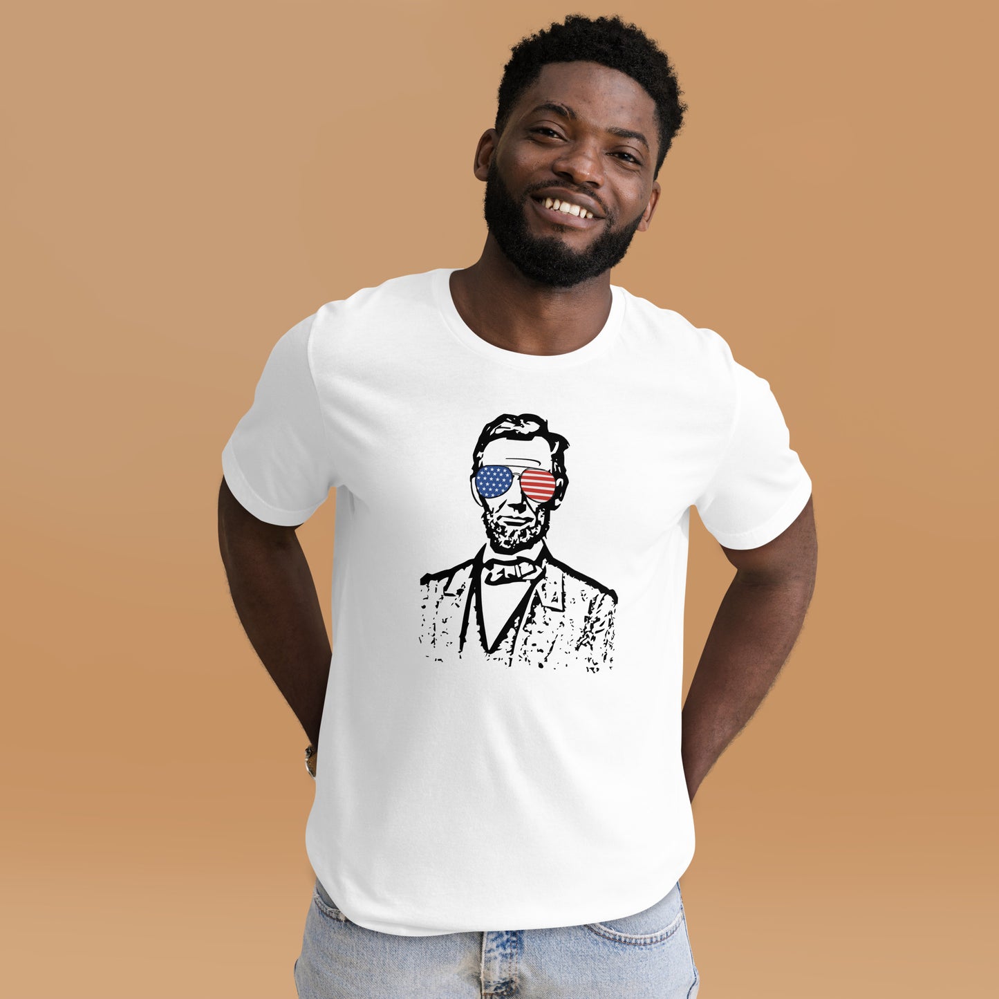 Abe Lincoln Came to Party Unisex t-shirt