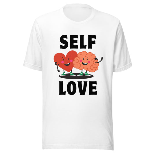 Mental Health Heart Mind Self Love Unisex t-shirt