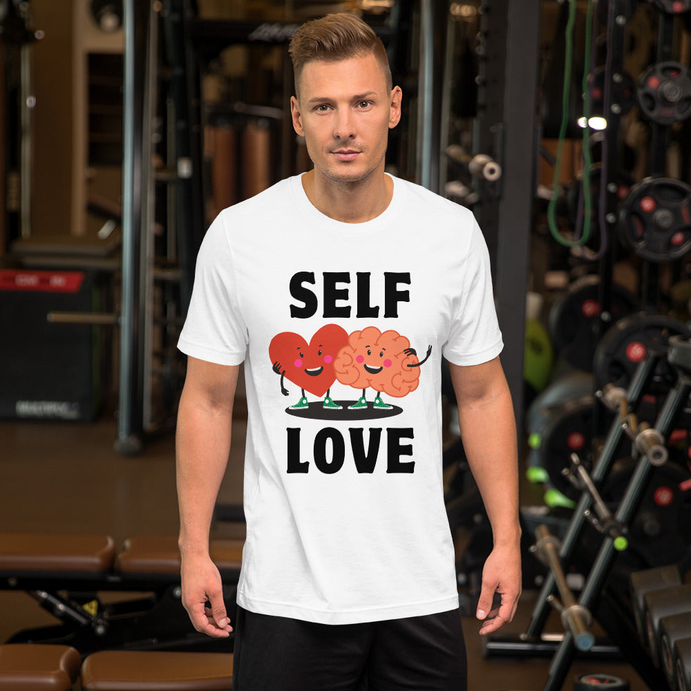 Mental Health Heart Mind Self Love Unisex t-shirt