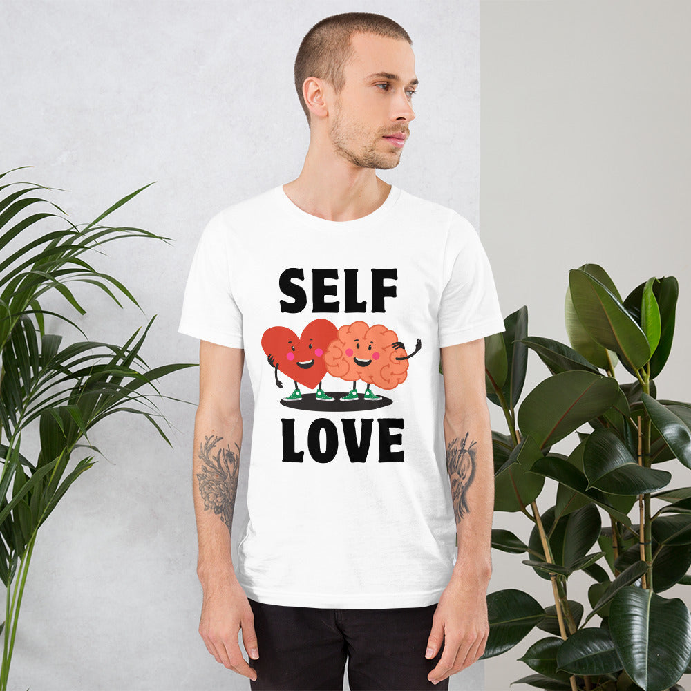 Mental Health Heart Mind Self Love Unisex t-shirt