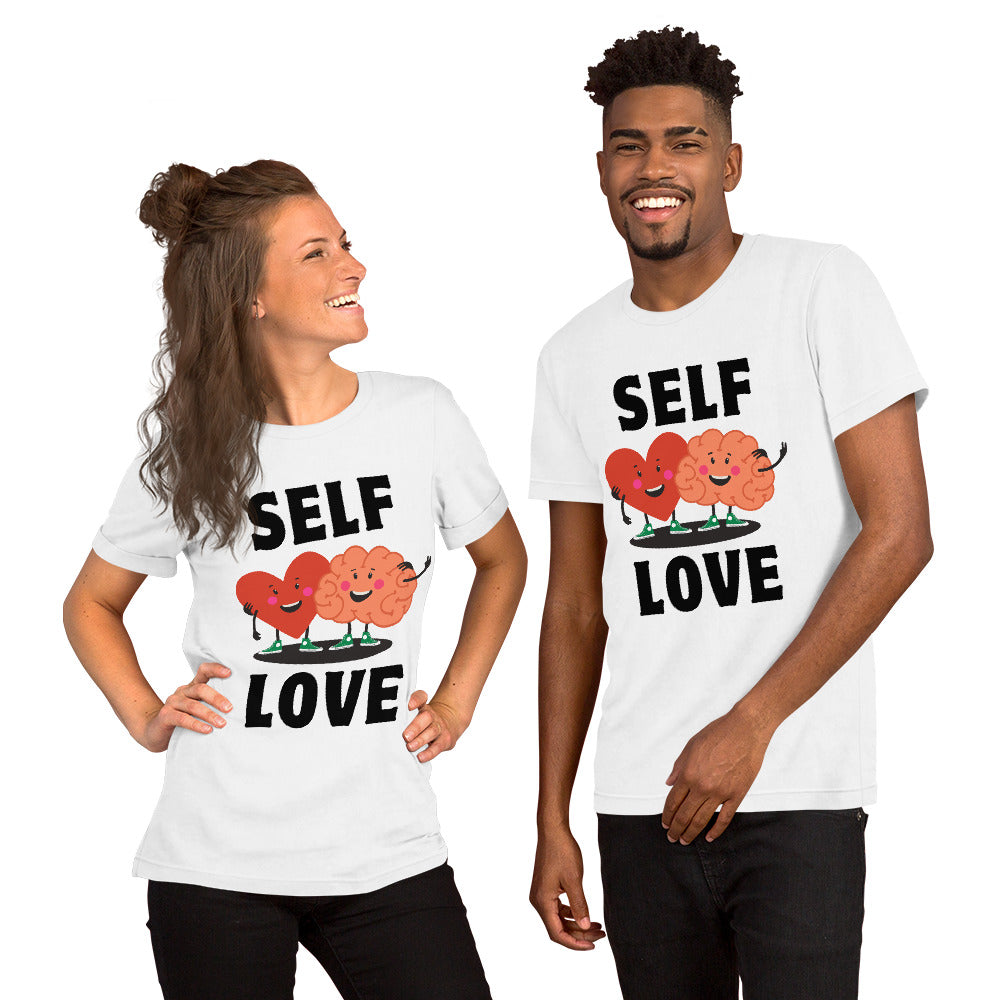 Mental Health Heart Mind Self Love Unisex t-shirt