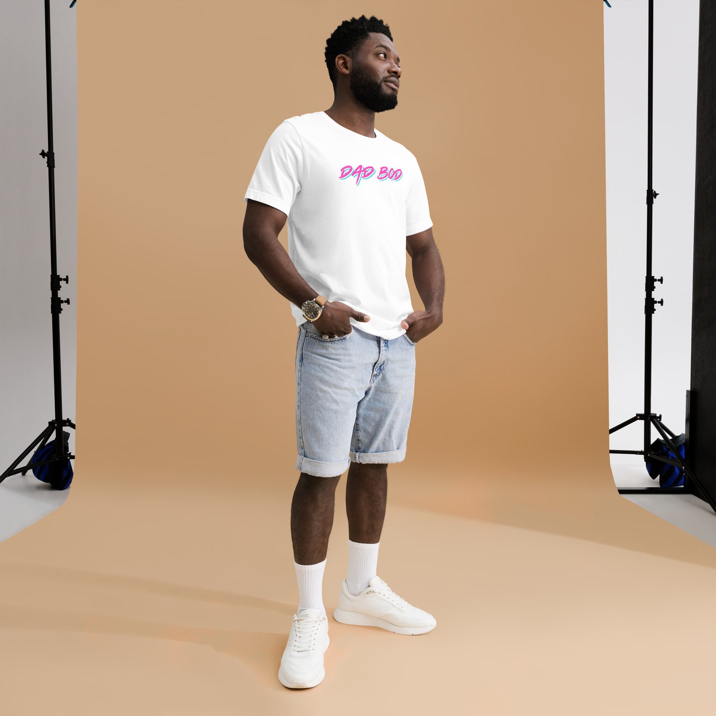 Retro Dad Bod Unisex t-shirt
