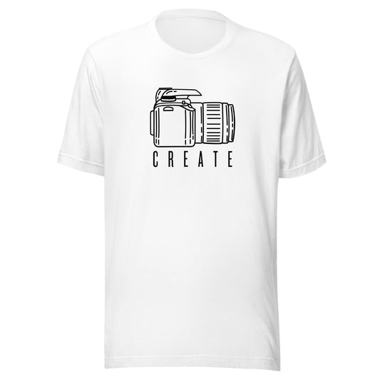 Create Camera Unisex t-shirt