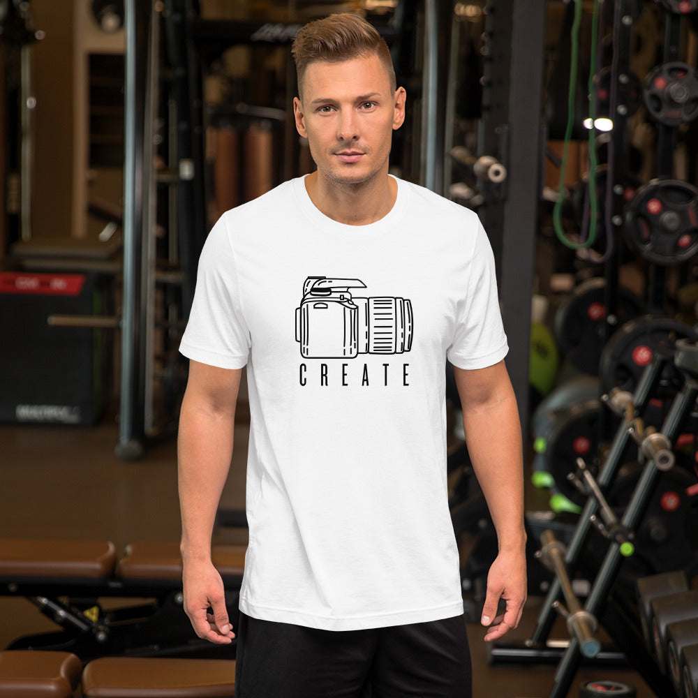 Create Camera Unisex t-shirt