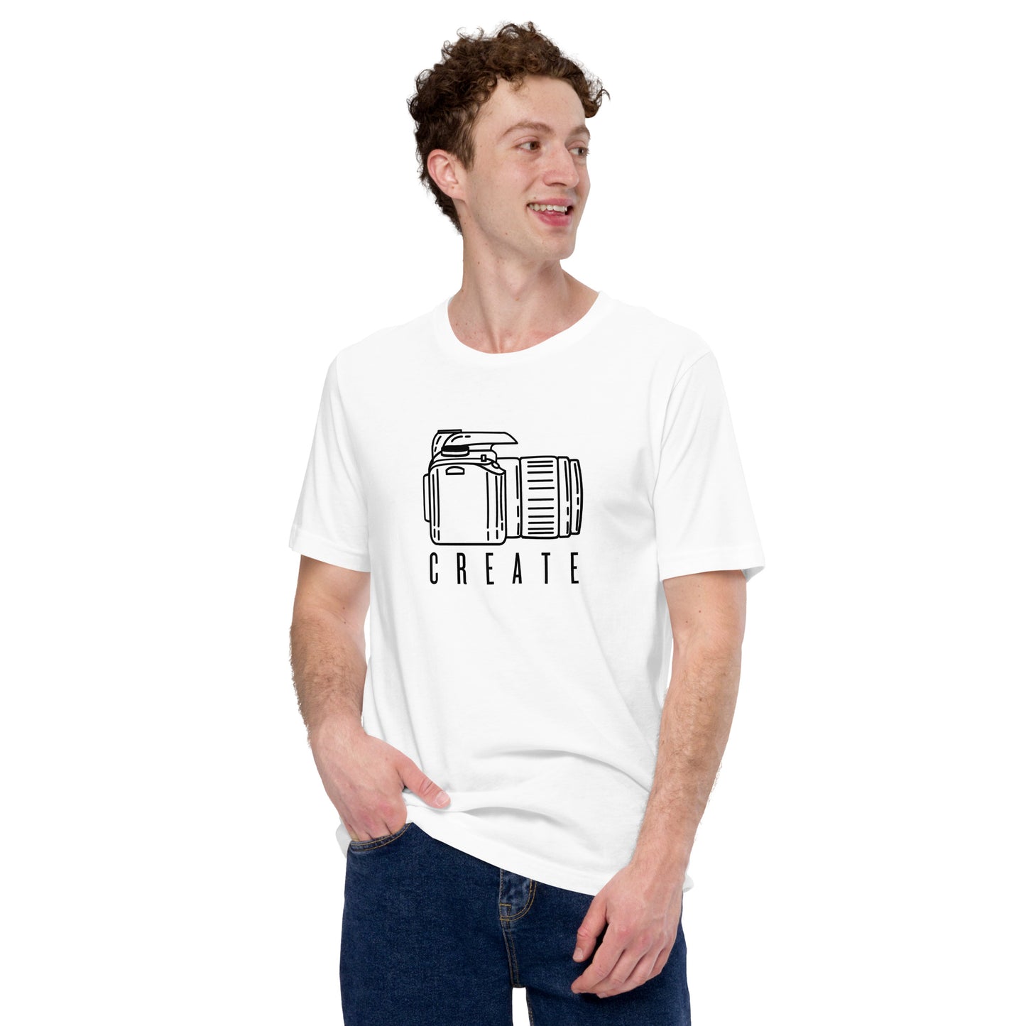 Create Camera Unisex t-shirt
