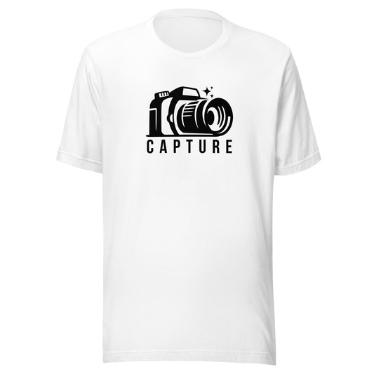 Capture Photography Camera Unisex t-shirt