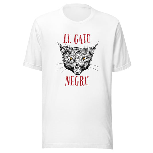 El Gato Negro illustration Unisex t-shirt