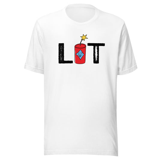 Time to get LIT Unisex t-shirt