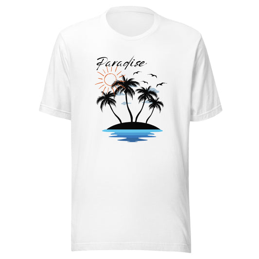 Paradise Beach Awaits Unisex t-shirt