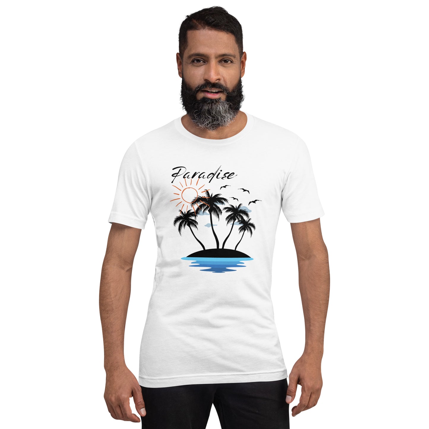 Paradise Beach Awaits Unisex t-shirt