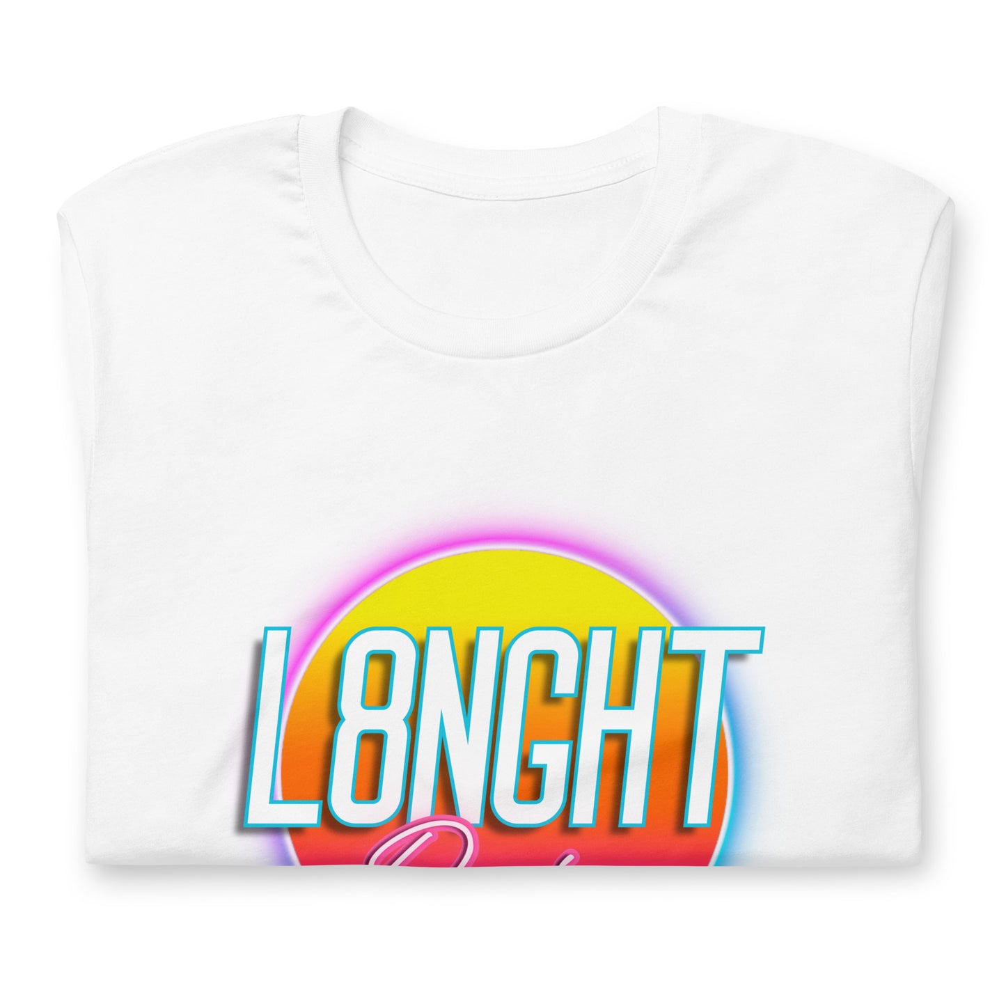 L8NGHT 3D neon logo Unisex t-shirt