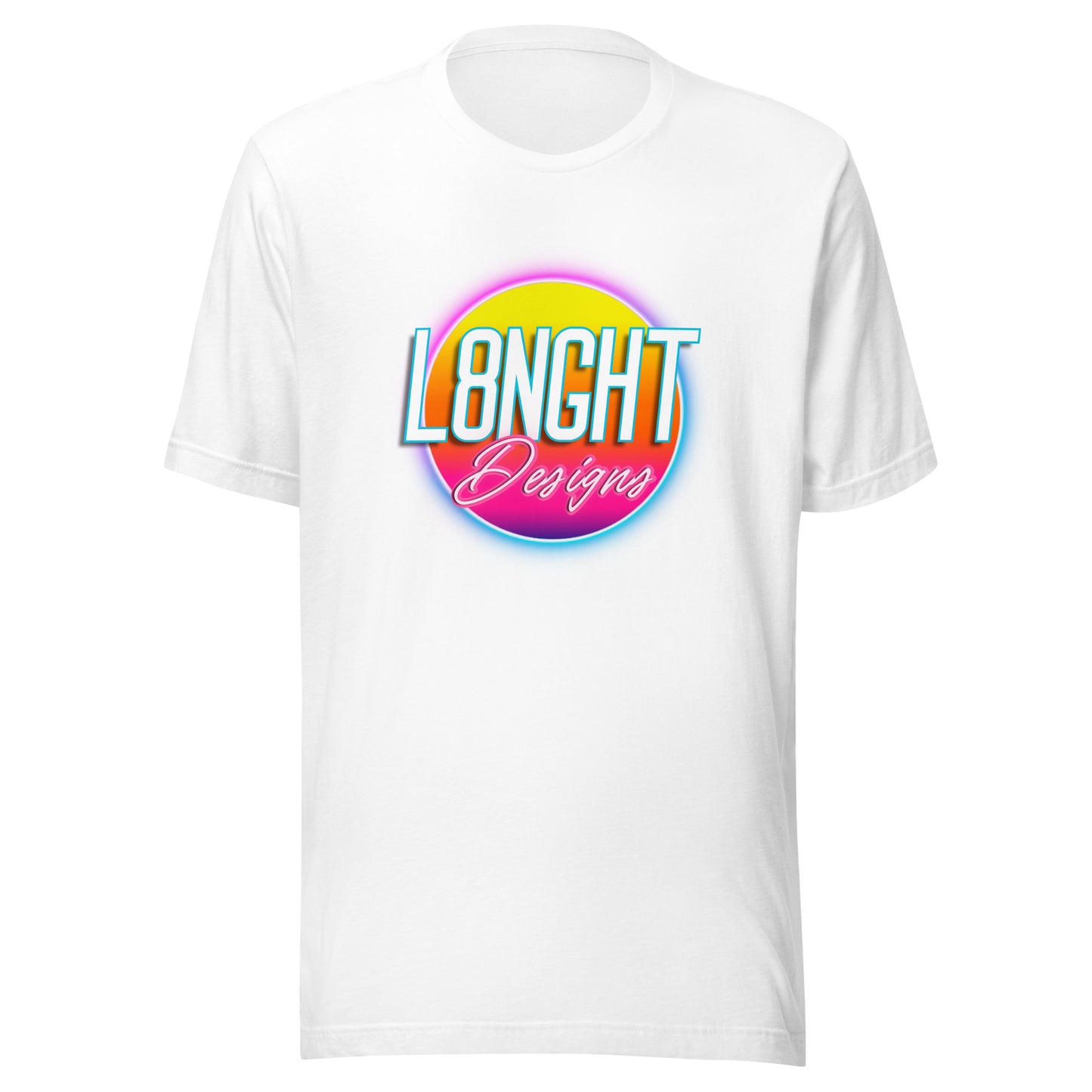 L8NGHT 3D neon logo Unisex t-shirt