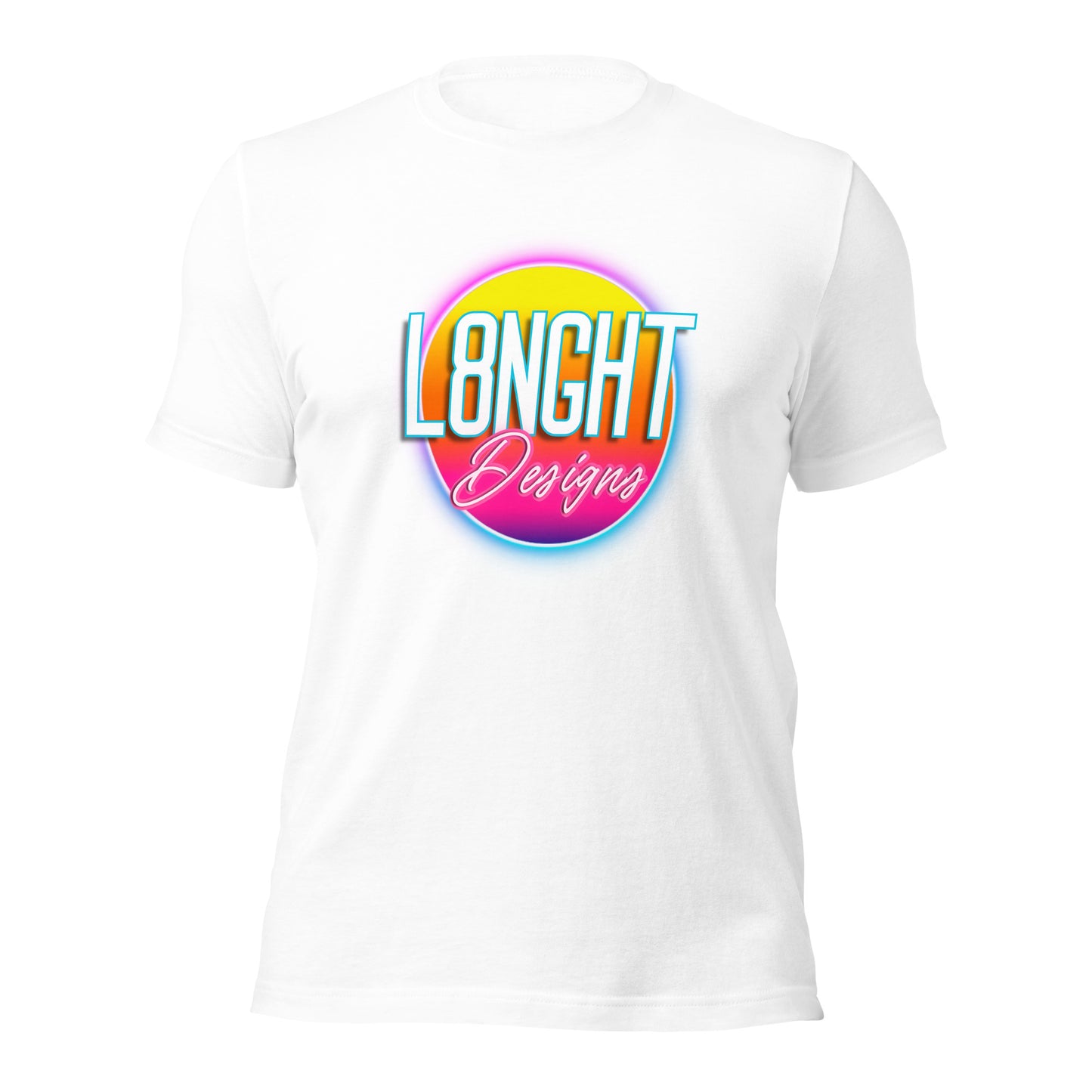 L8NGHT 3D neon logo Unisex t-shirt