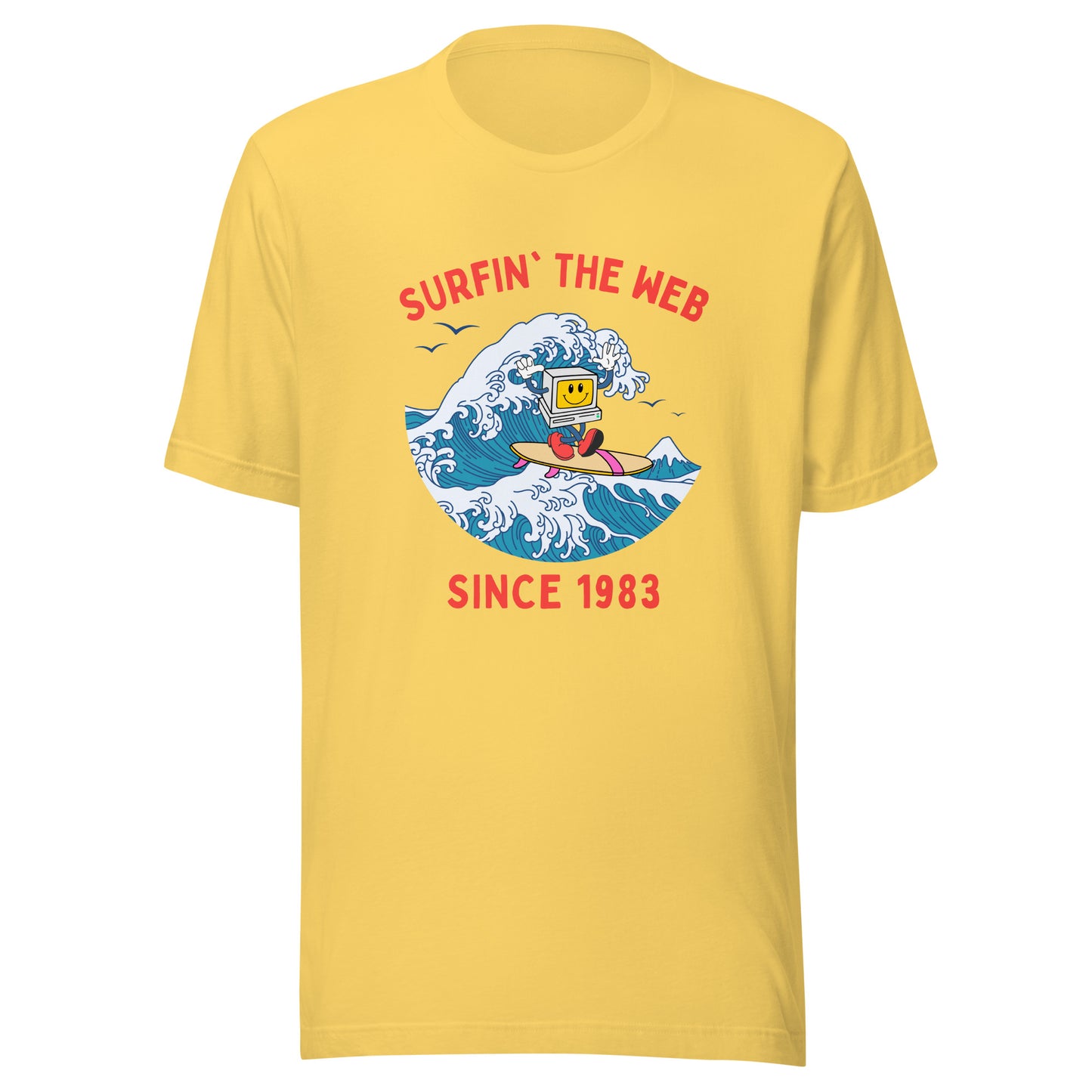 Surfin' The Web Since 1983 Unisex t-shirt