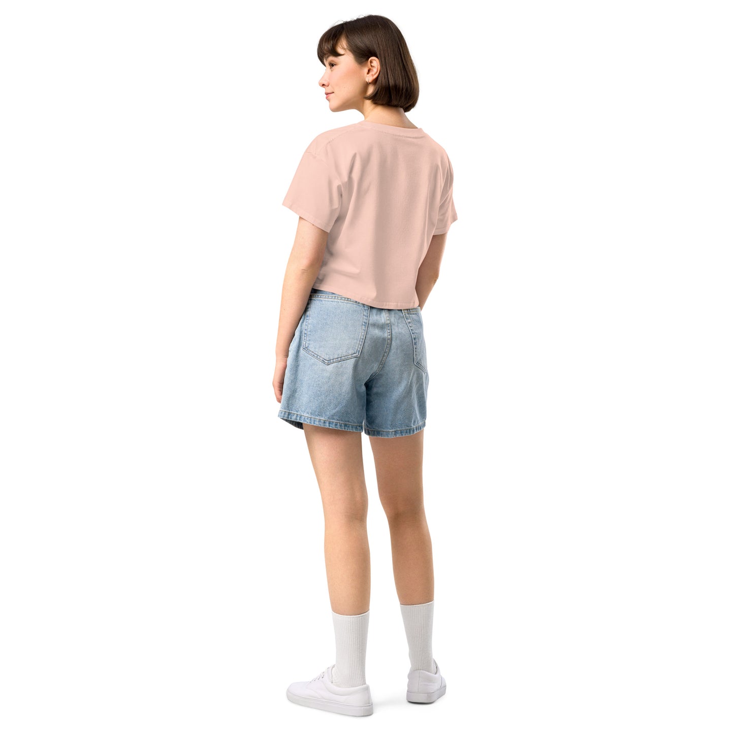 L8NGHT 3D neon logo Women’s crop top