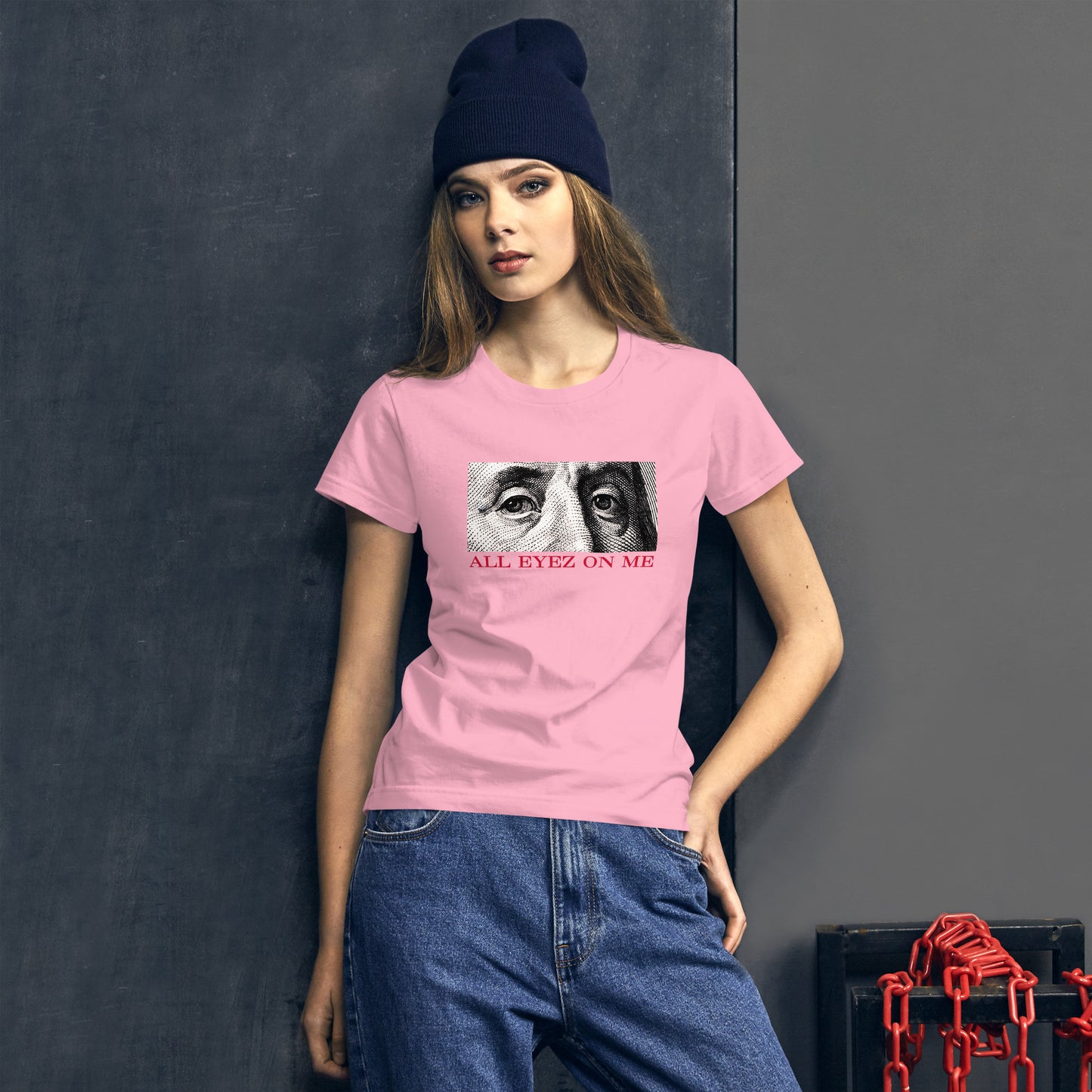 All Eyez On Me Benjamin Women's short sleeve t-shirt