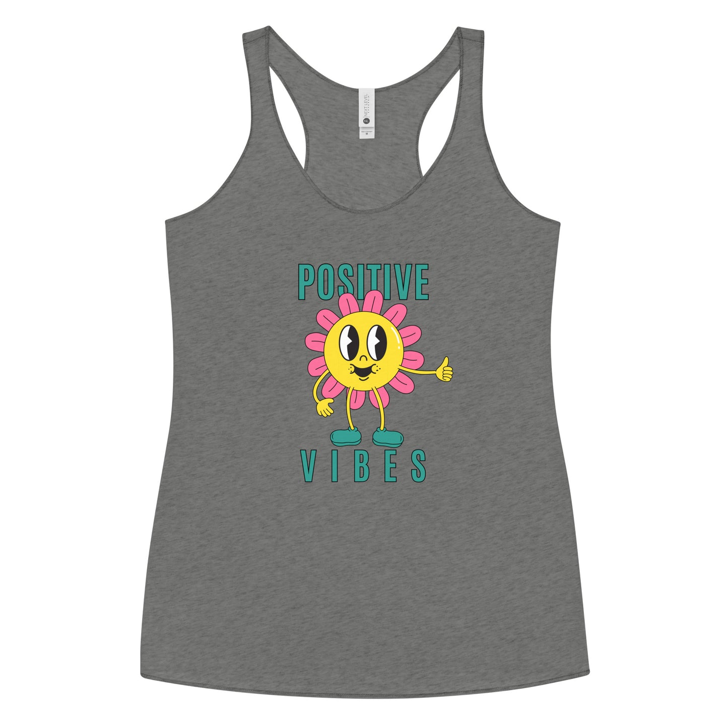 Positive Vibes Sunflower Women's Racerback Tank