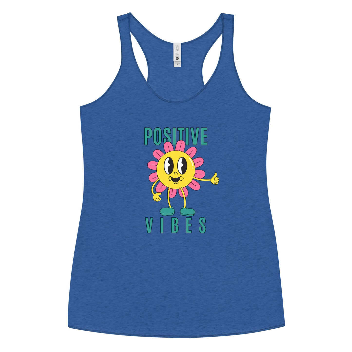 Positive Vibes Sunflower Women's Racerback Tank