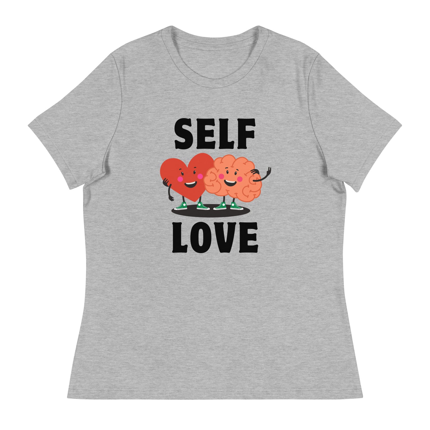 Mental Health Heart Mind Self Love Women's Relaxed T-Shirt