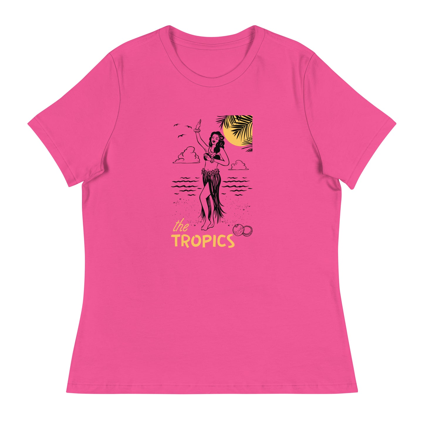 The TROPICS - Paradise Awaits Women's Relaxed T-Shirt