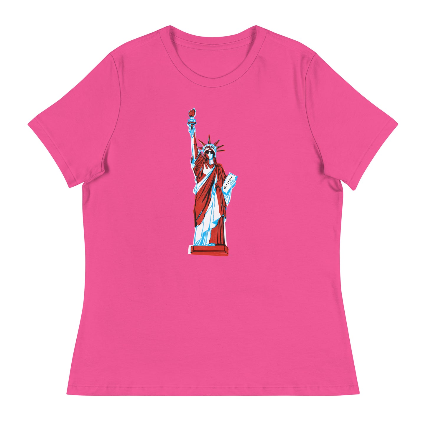 Lady Liberty came to Party Women's Relaxed T-Shirt