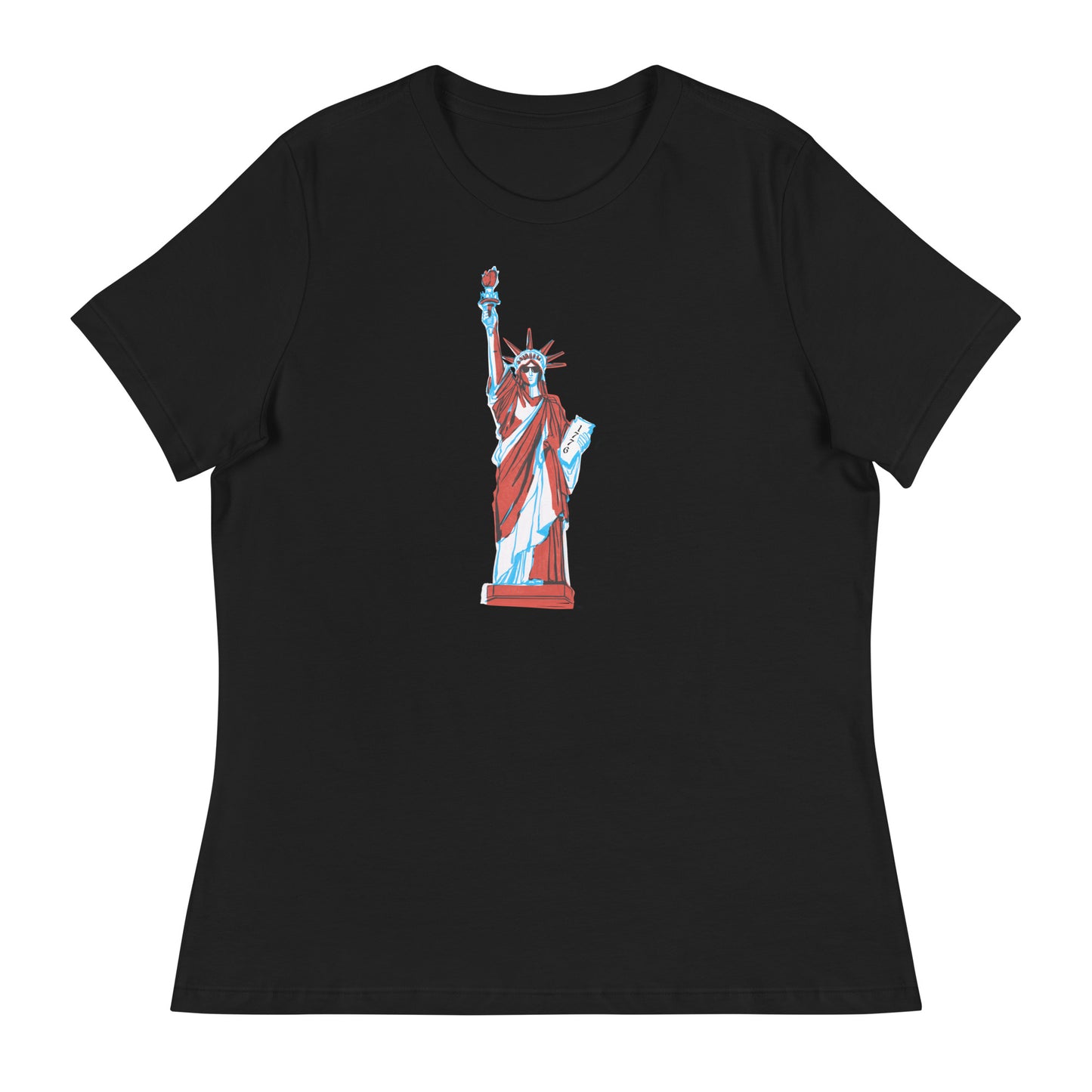 Lady Liberty Came to Party Women's Relaxed T-Shirt