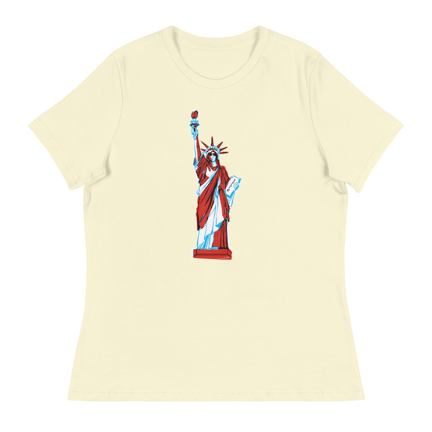 Lady Liberty came to Party Women's Relaxed T-Shirt