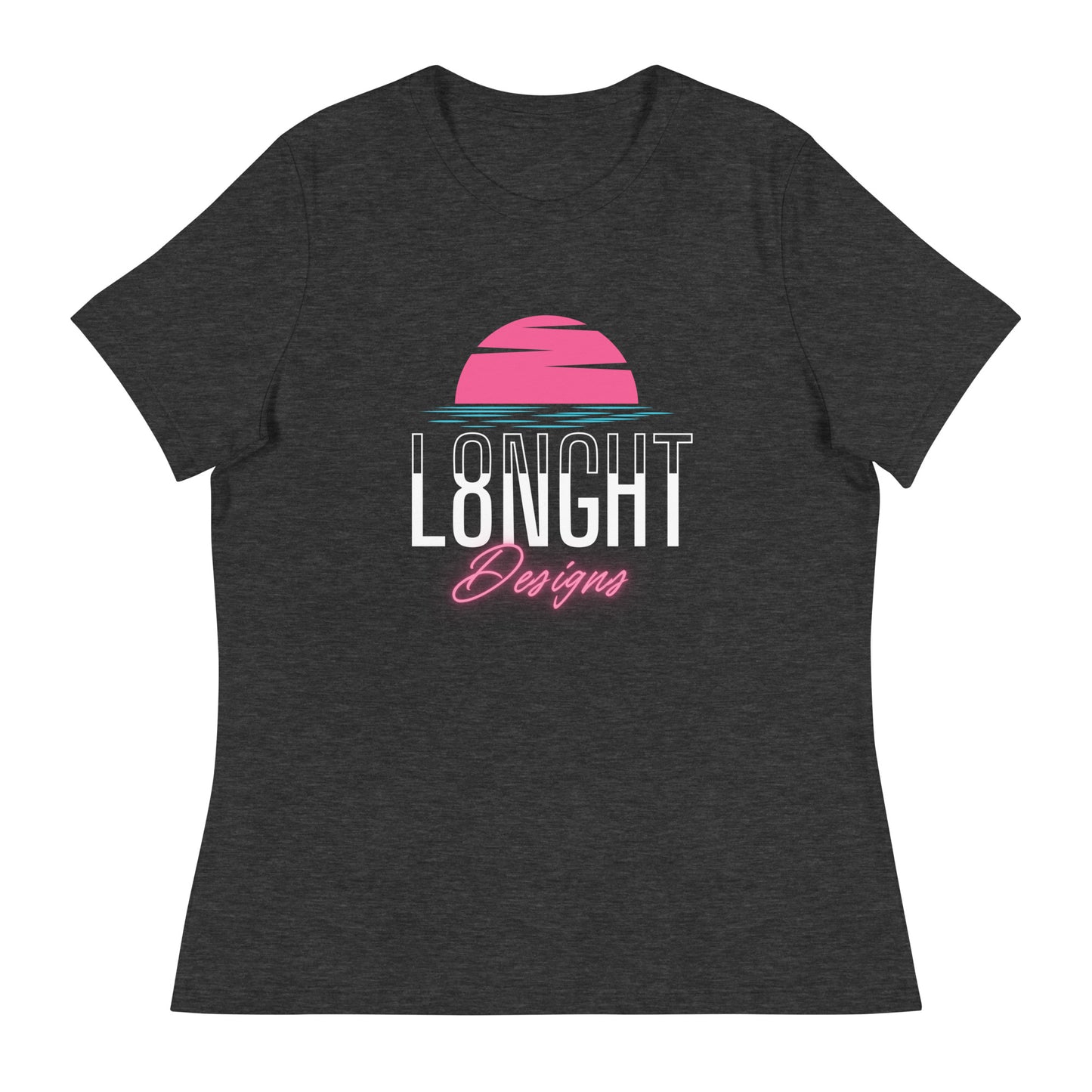 L8NGHT Designs Miami logo Women's Relaxed T-Shirt