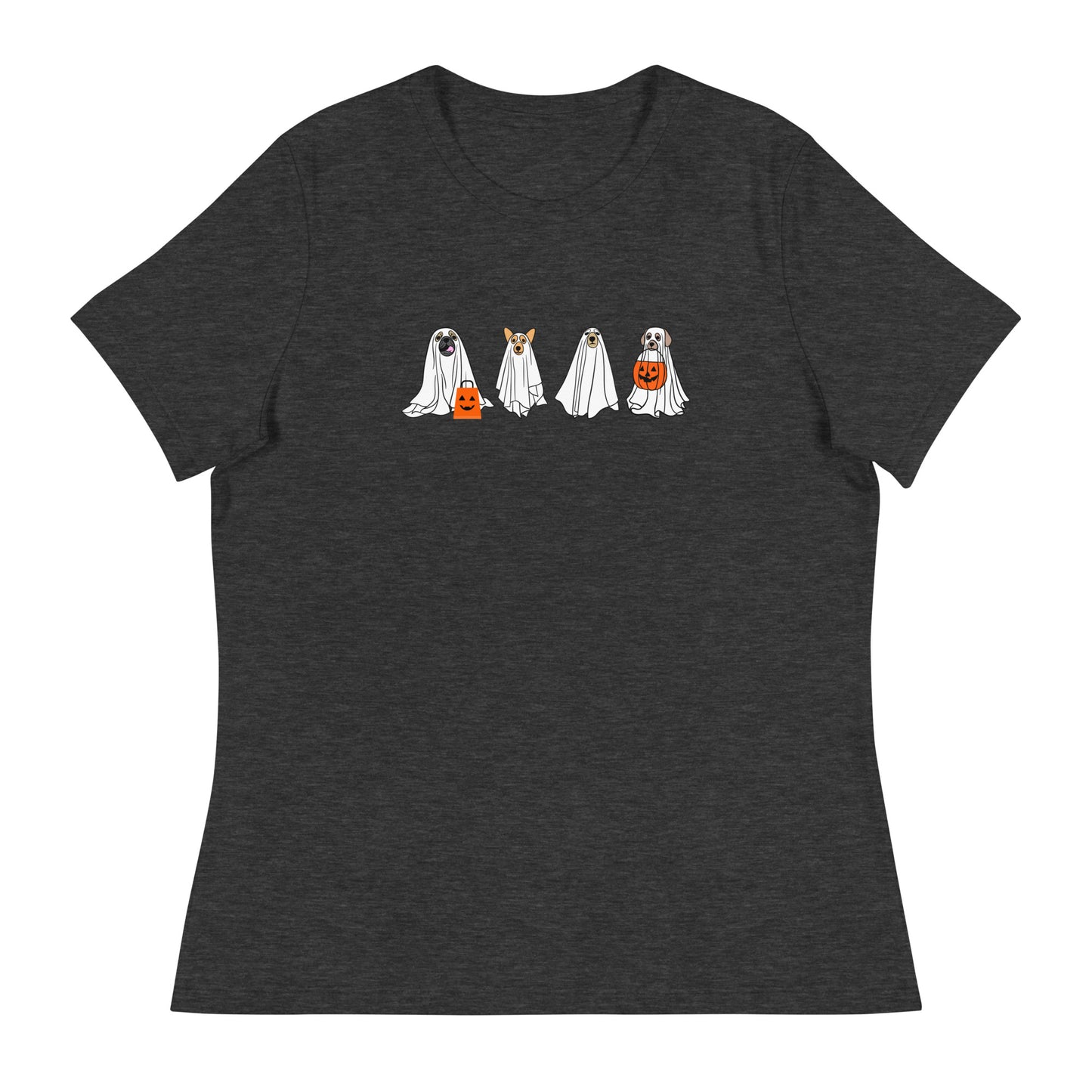 Halloween Doggy Ghosts Women's Relaxed T-Shirt