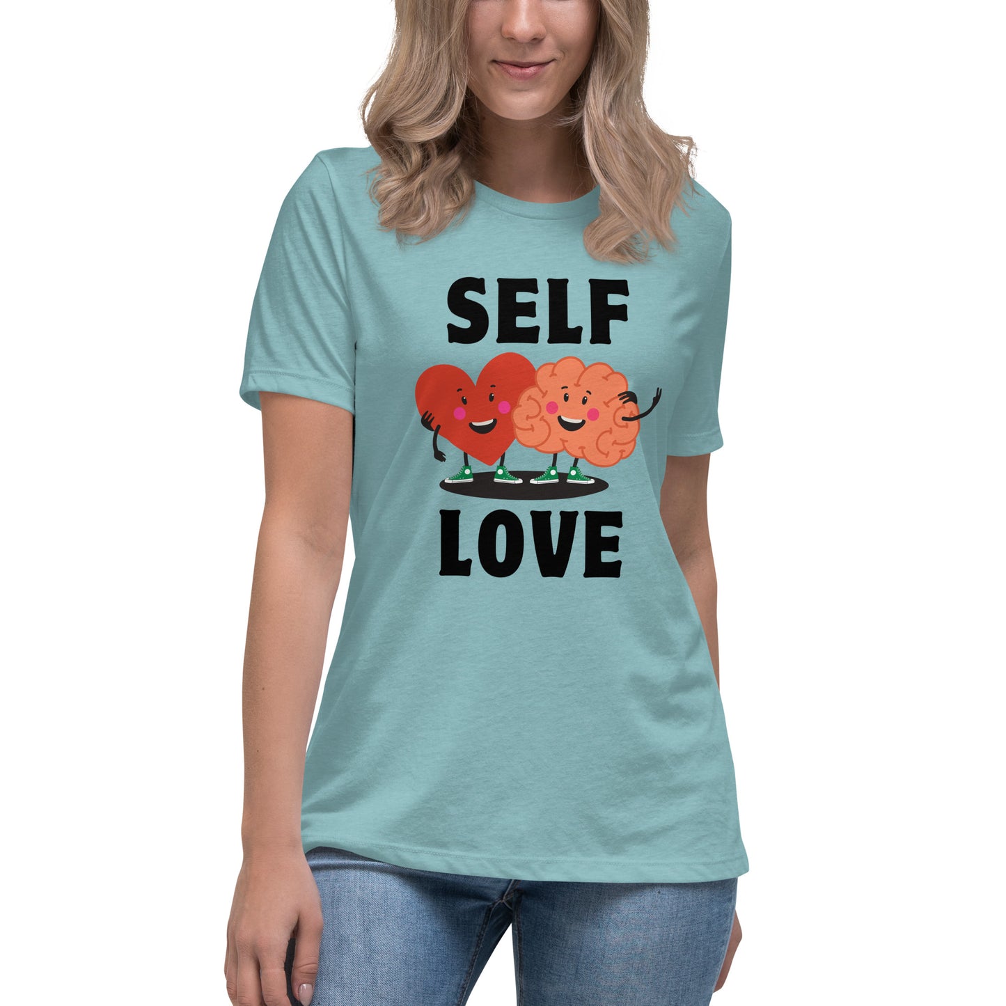 Mental Health Heart Mind Self Love Women's Relaxed T-Shirt