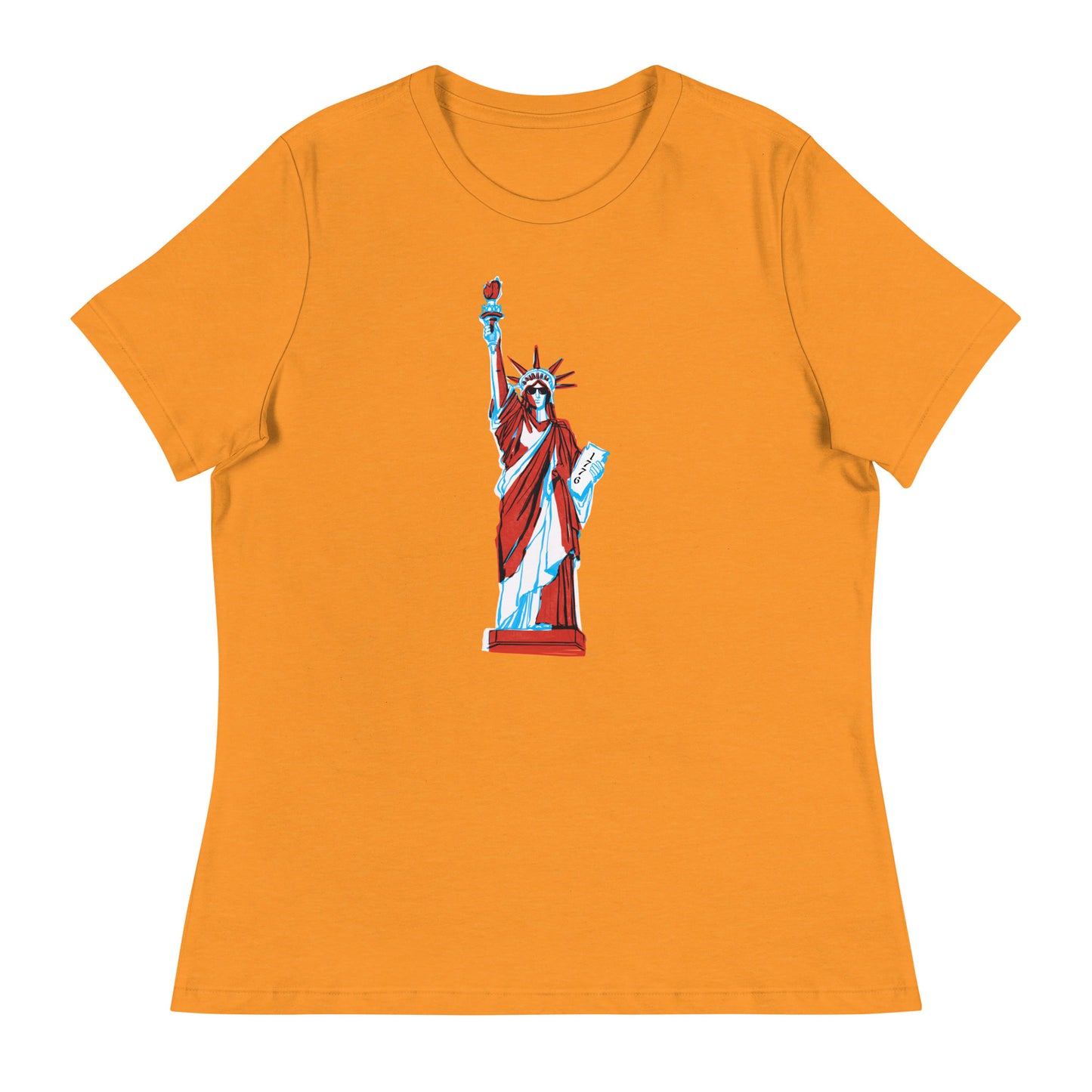 Lady Liberty came to Party Women's Relaxed T-Shirt