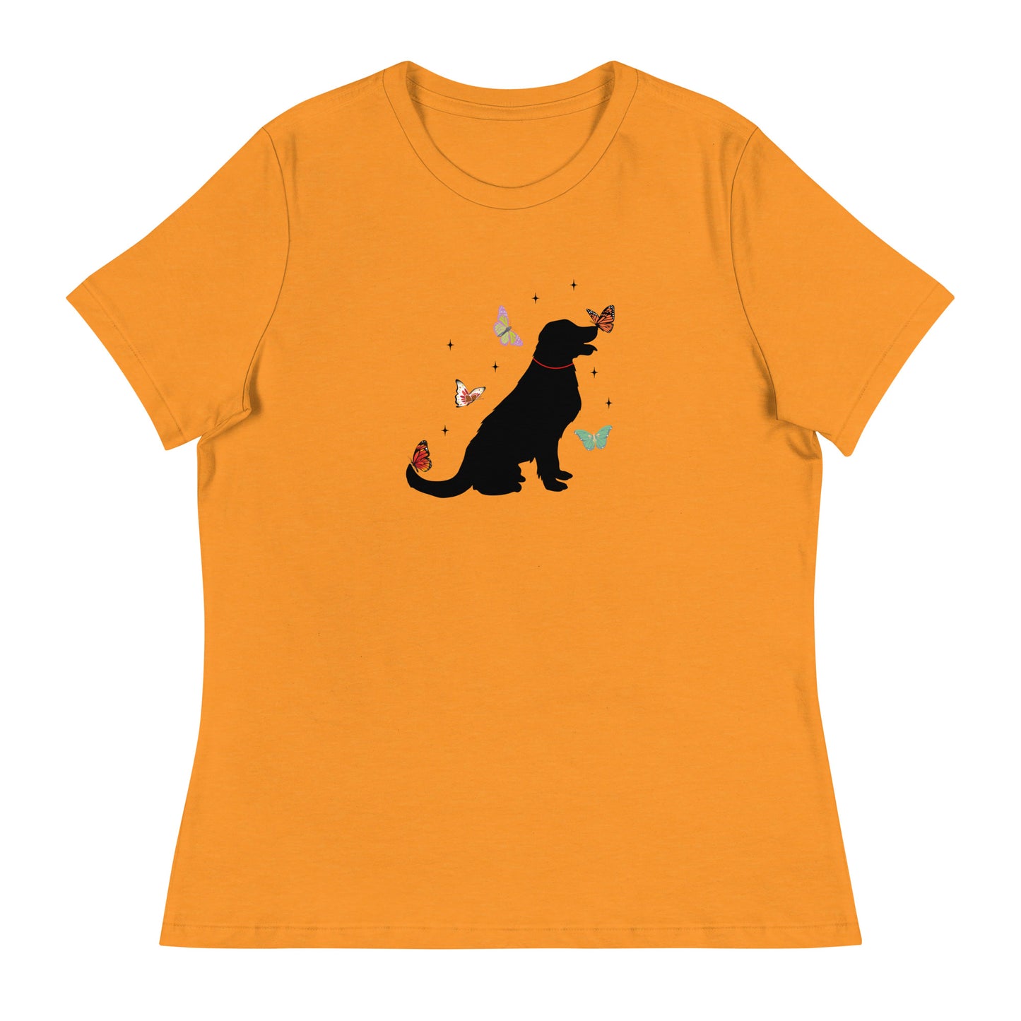 Lovely Labrador Butterflies Women's Relaxed T-Shirt