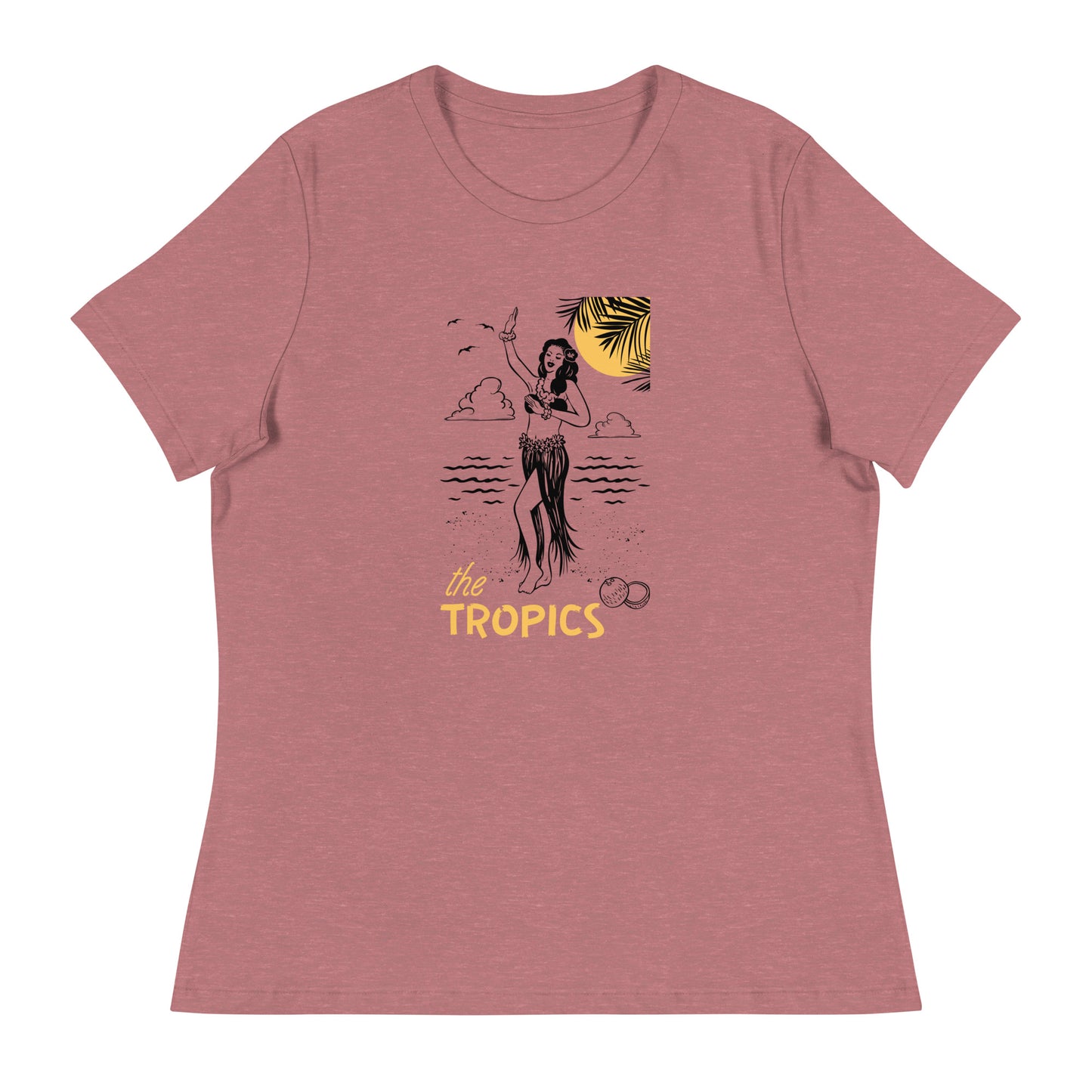 The TROPICS - Paradise Awaits Women's Relaxed T-Shirt