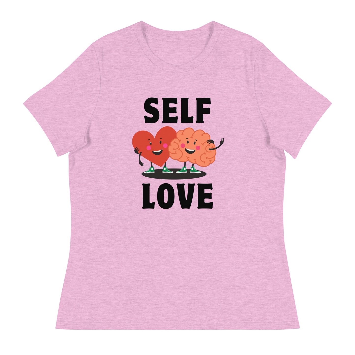 Mental Health Heart Mind Self Love Women's Relaxed T-Shirt
