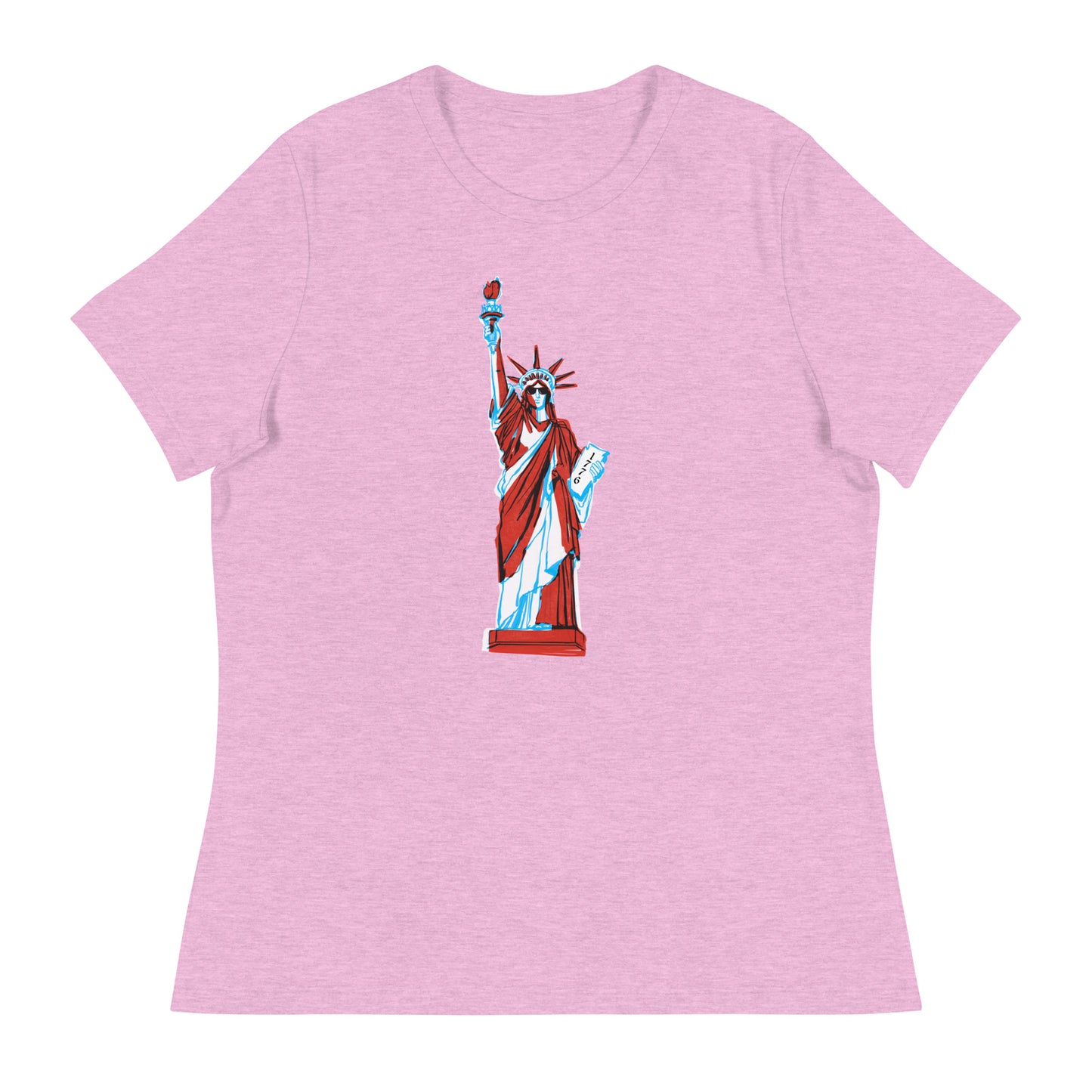 Lady Liberty came to Party Women's Relaxed T-Shirt