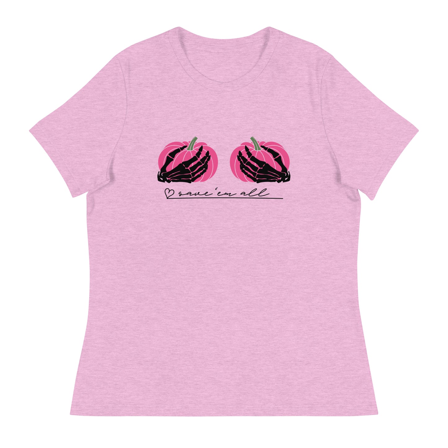 Pinktober Save 'em all Women's Relaxed T-Shirt