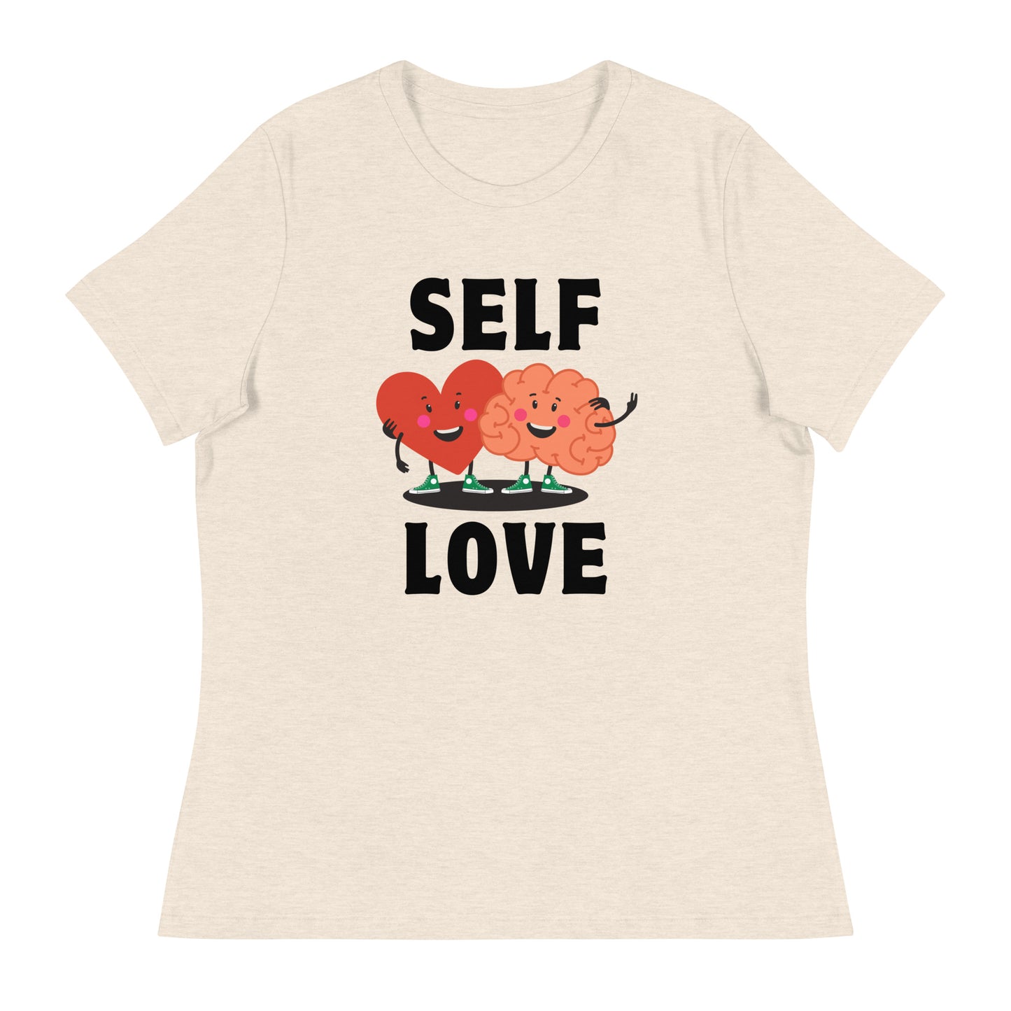 Mental Health Heart Mind Self Love Women's Relaxed T-Shirt