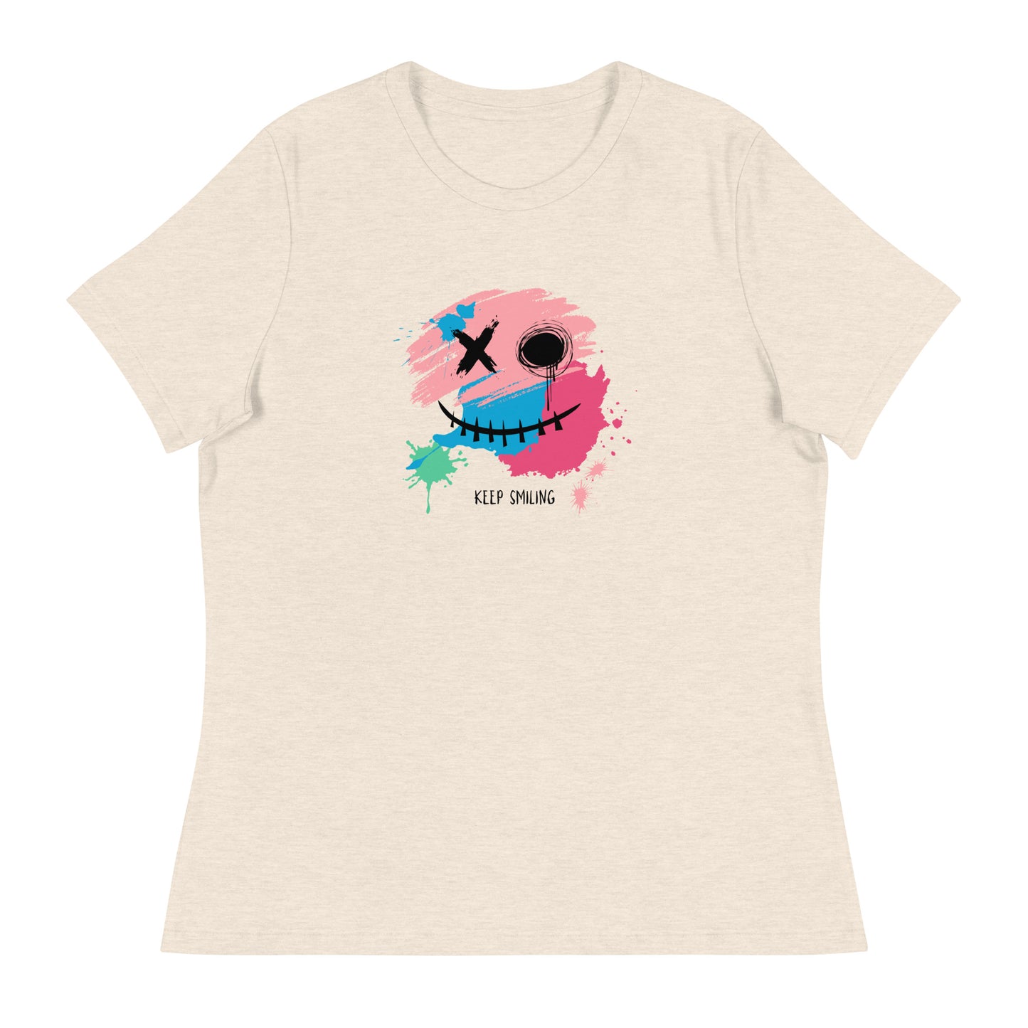 Keep Smiling Women's Relaxed T-Shirt