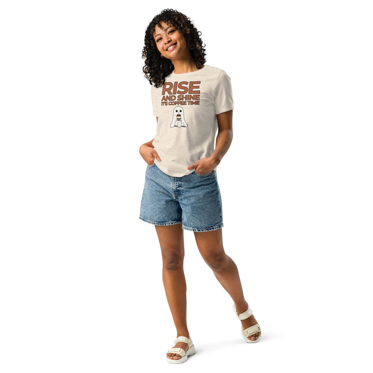 Rise and Shine It's Coffee Time BOOWomen's Relaxed T-Shirt