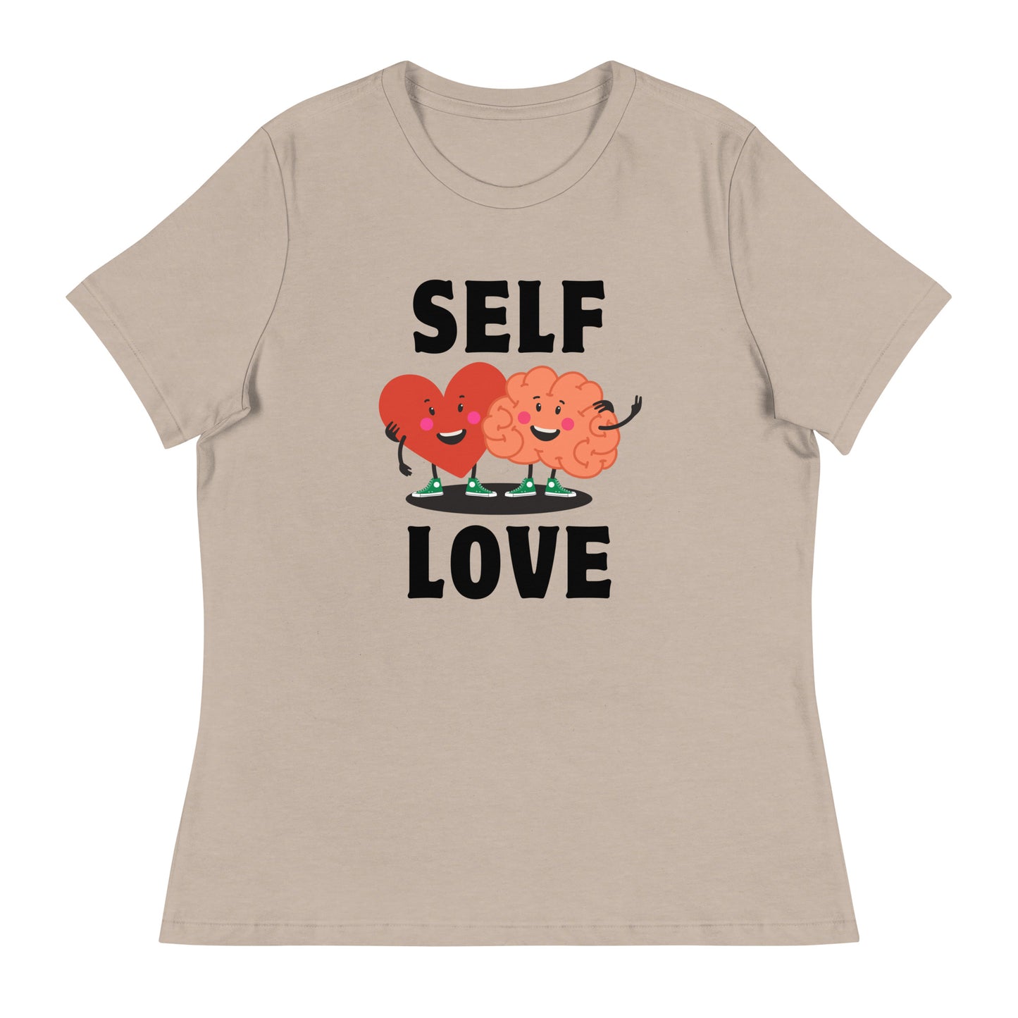 Mental Health Heart Mind Self Love Women's Relaxed T-Shirt