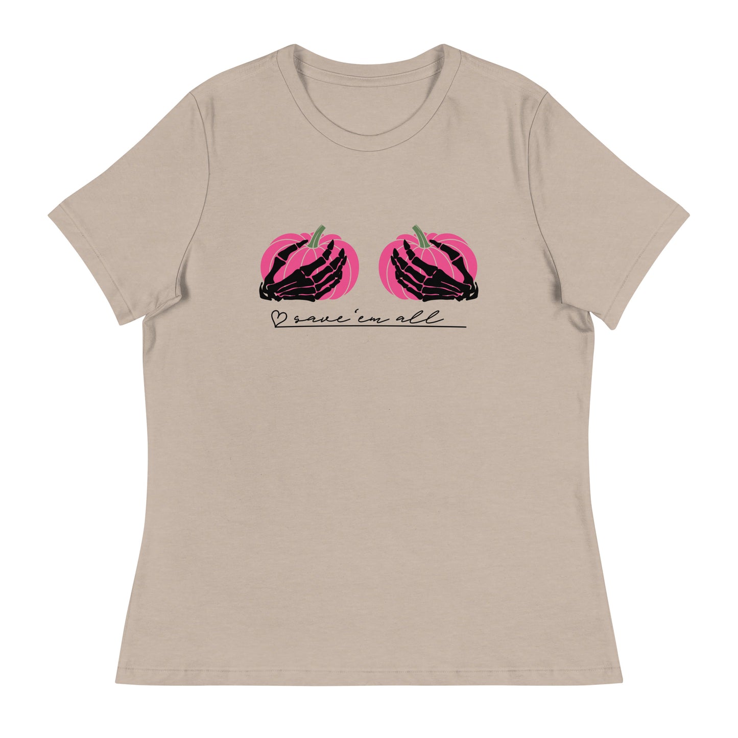 Pinktober Save 'em all Women's Relaxed T-Shirt
