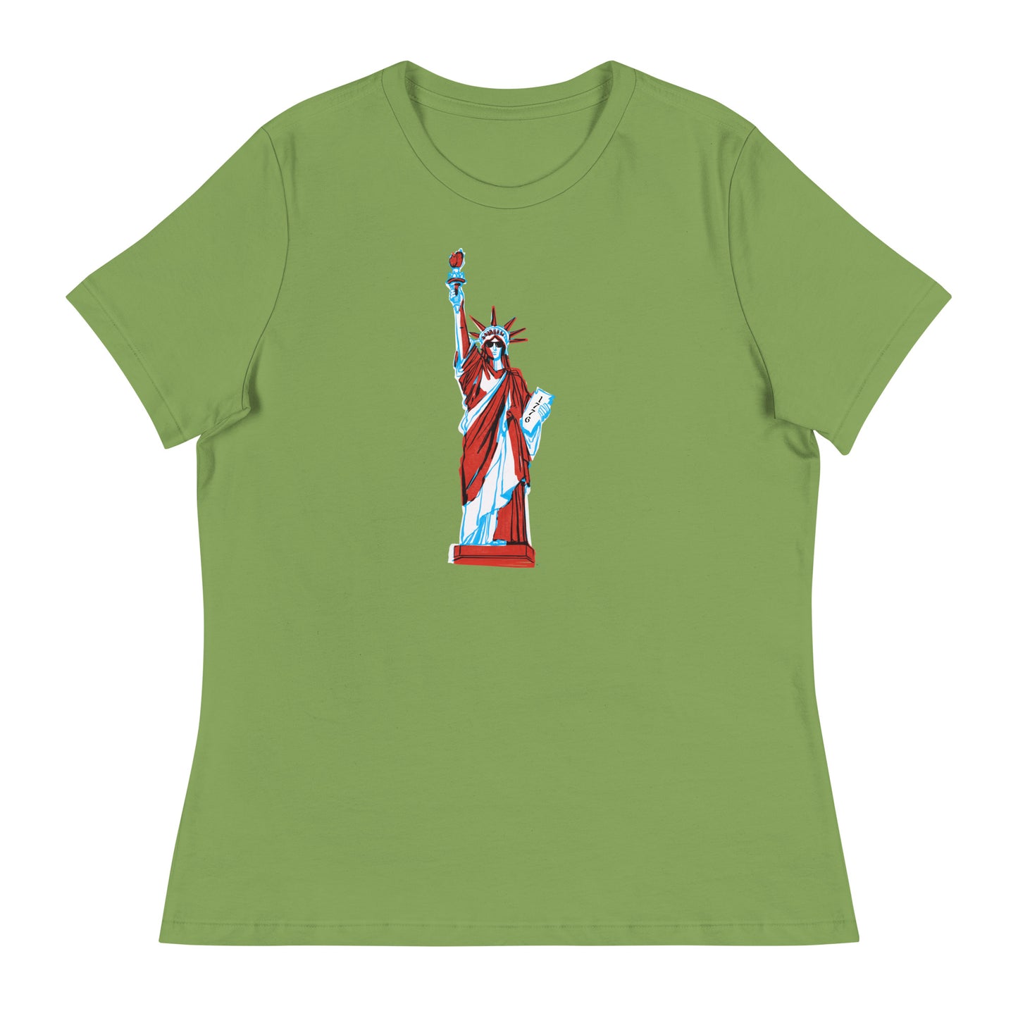 Lady Liberty Came to Party Women's Relaxed T-Shirt