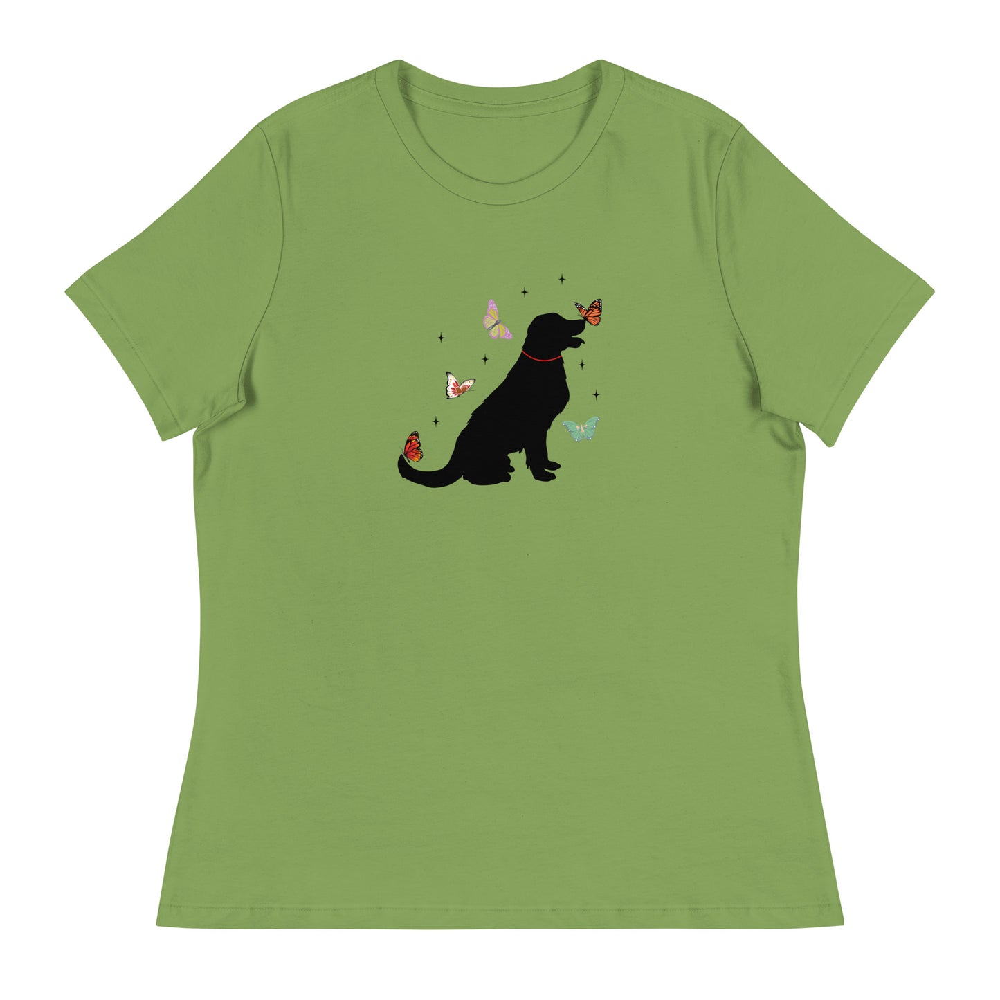 Lovely Labrador Butterflies Women's Relaxed T-Shirt