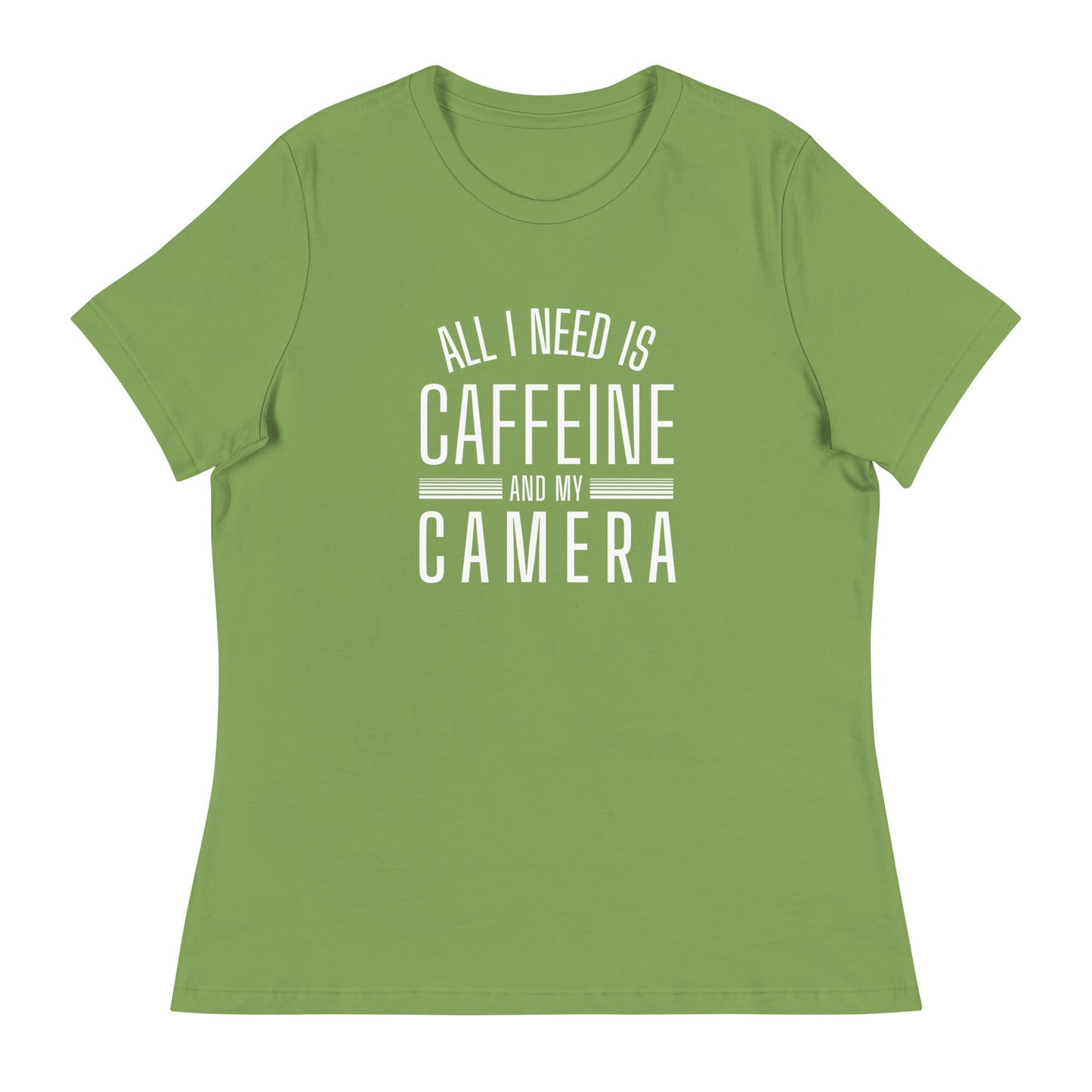 Caffeine and my Camera Women's Relaxed T-Shirt