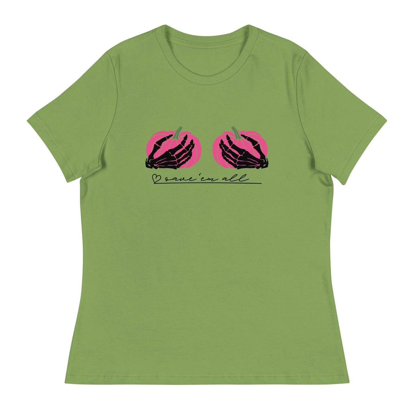 Pinktober Save 'em all Women's Relaxed T-Shirt