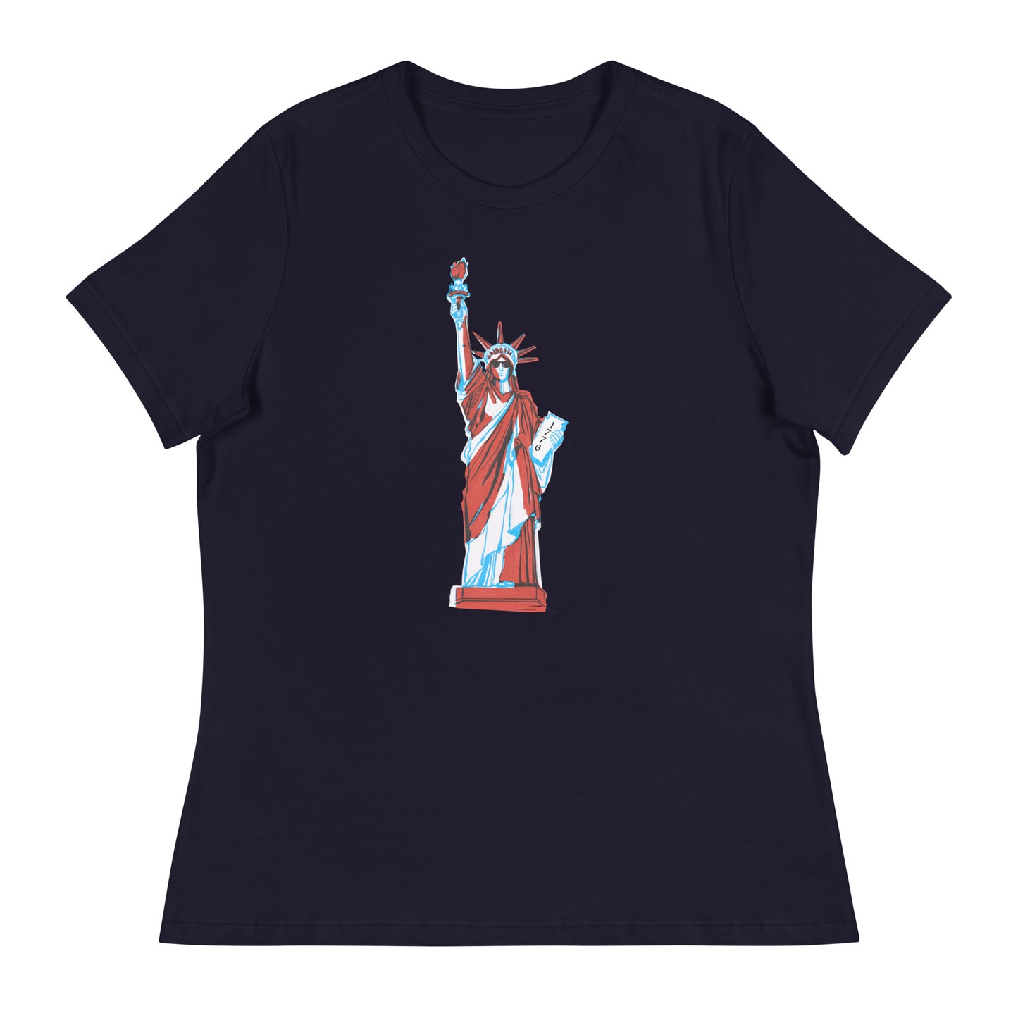 Lady Liberty came to Party Women's Relaxed T-Shirt