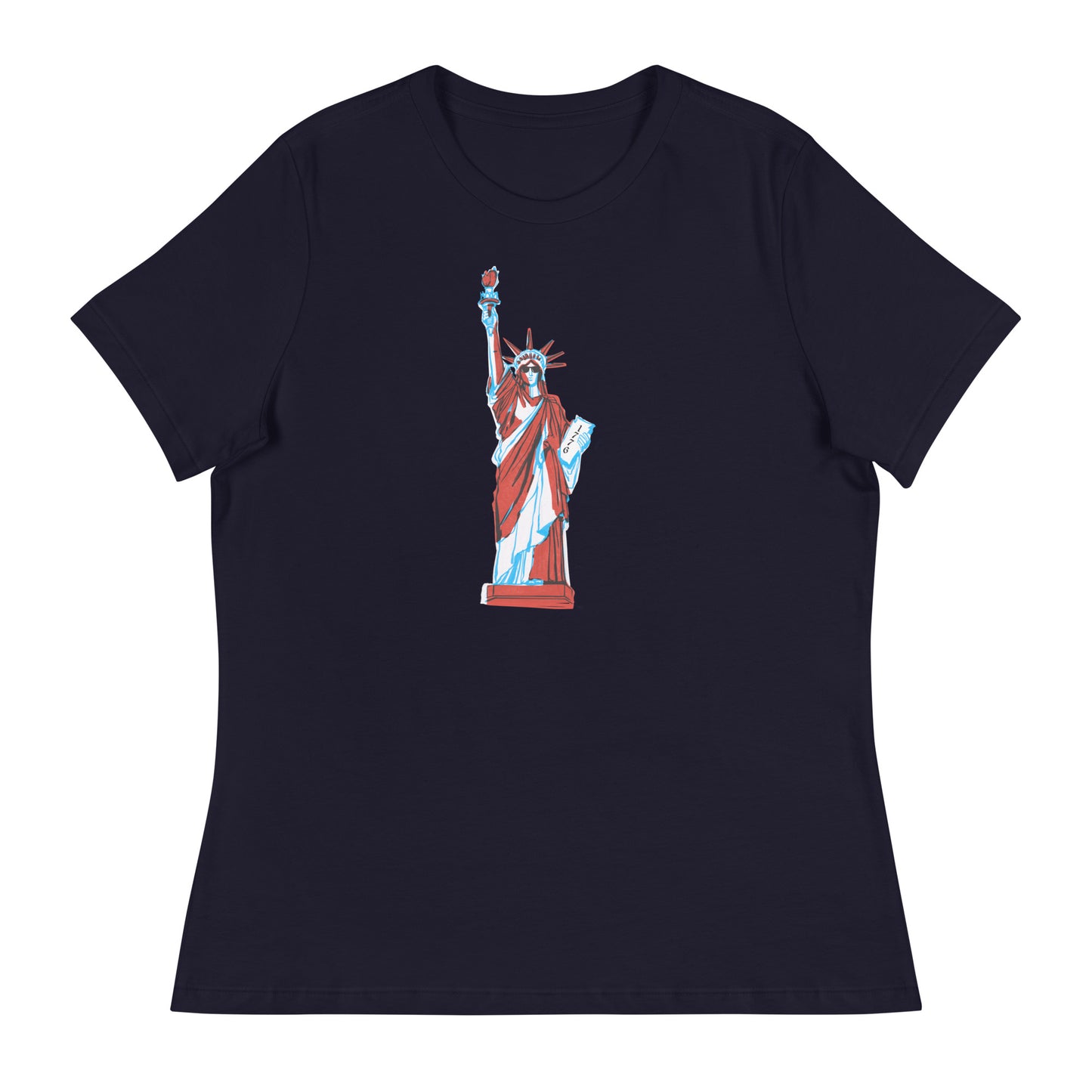 Lady Liberty Came to Party Women's Relaxed T-Shirt
