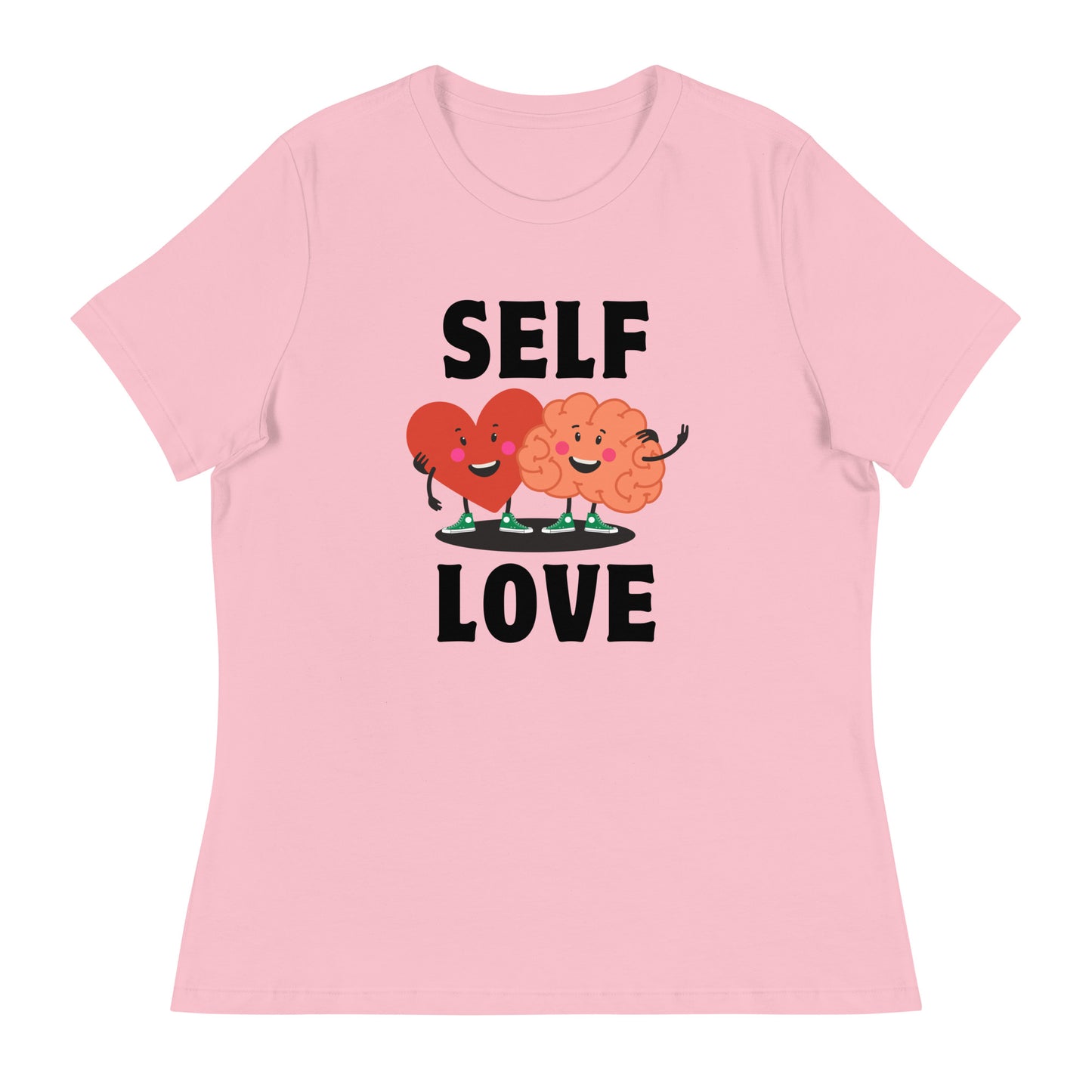 Mental Health Heart Mind Self Love Women's Relaxed T-Shirt