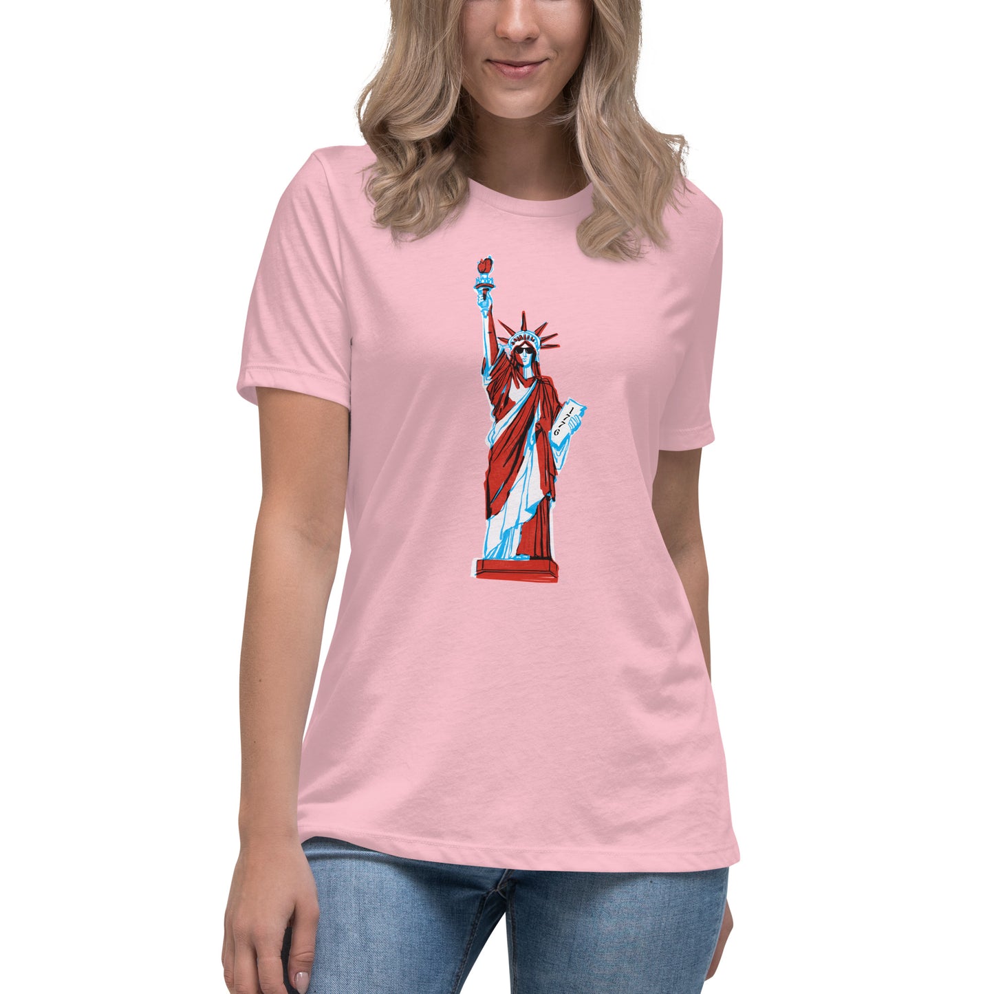 Lady Liberty came to Party Women's Relaxed T-Shirt